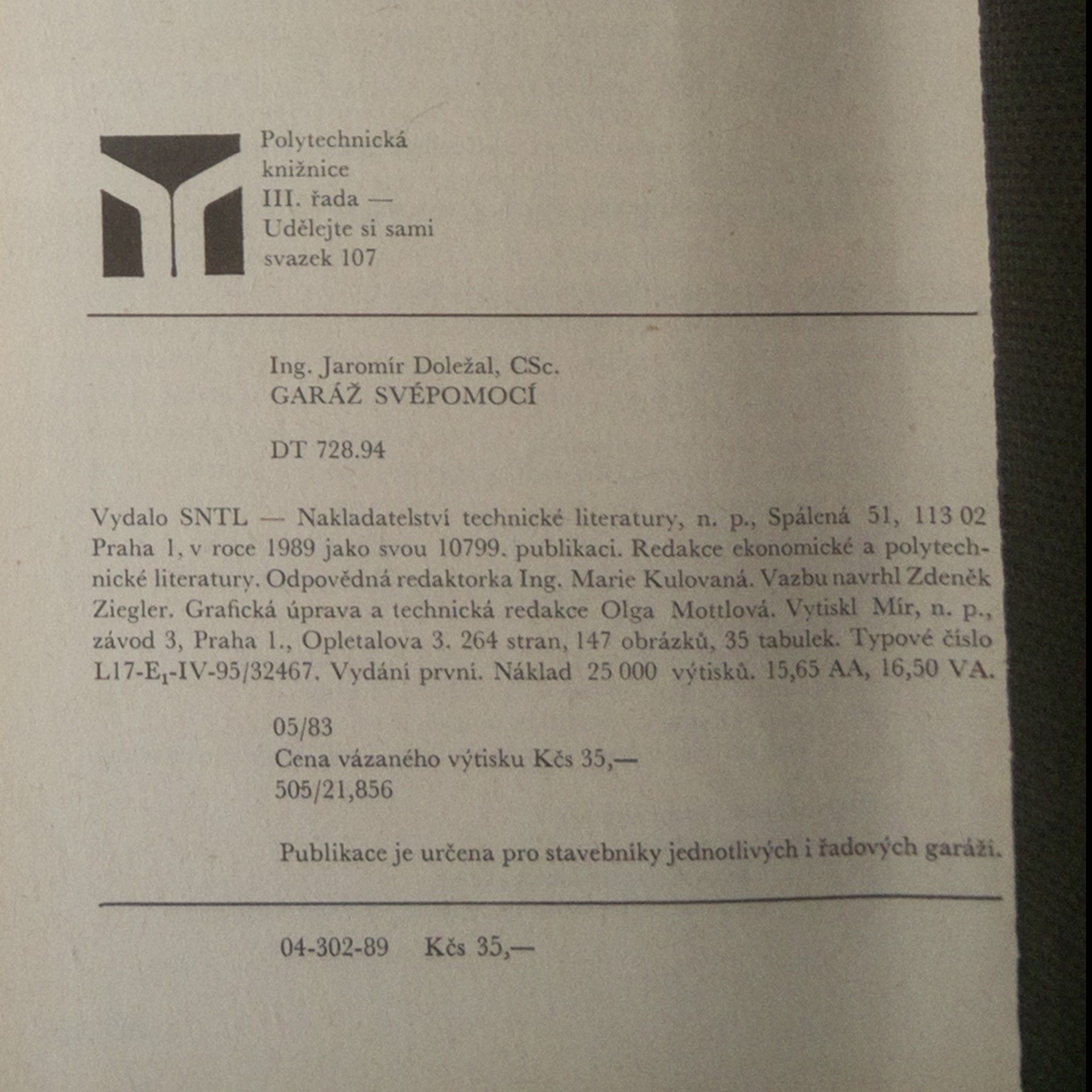 Jaromír Doležal Garáž svépomocí