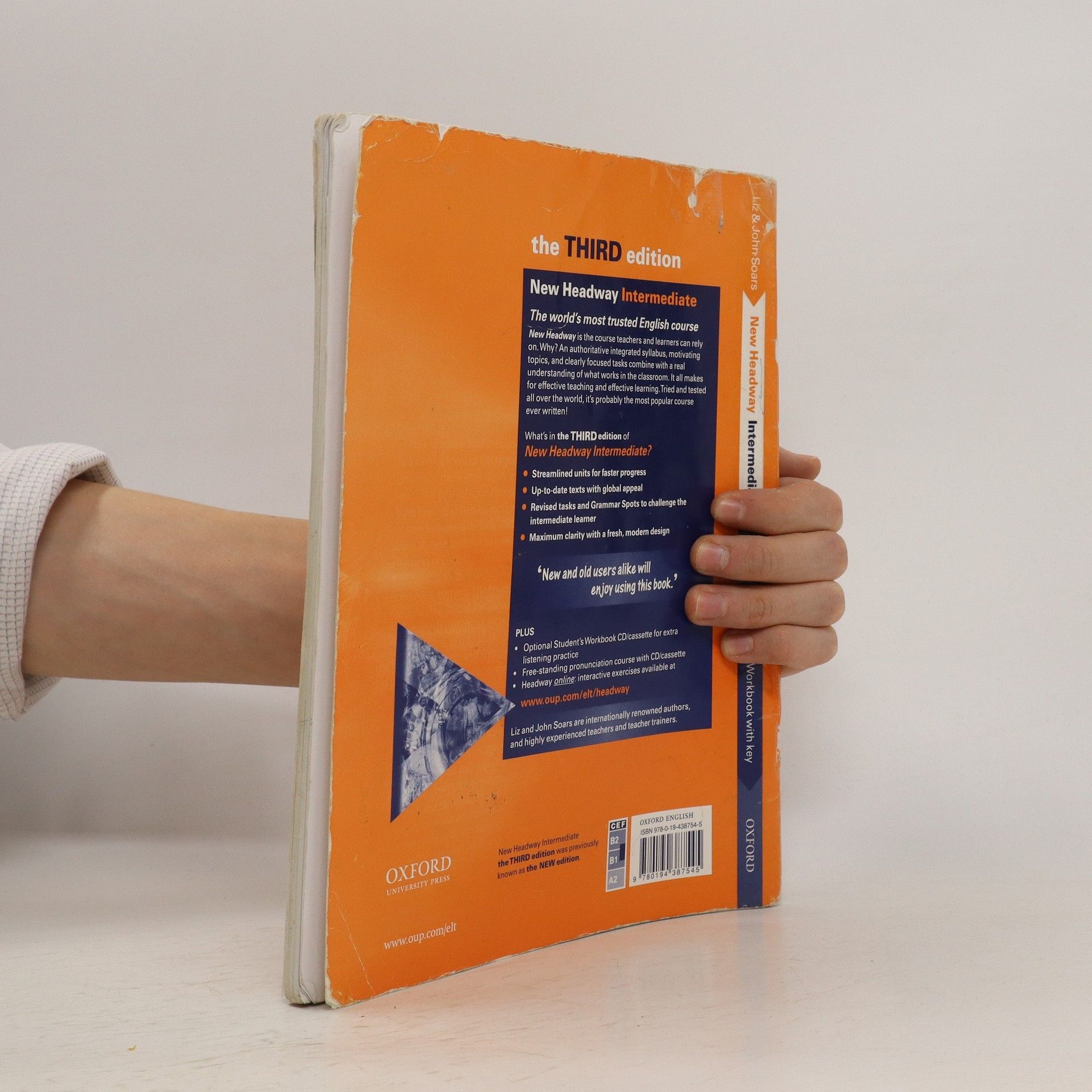 John Soars New Headway Intermediate. Workbook with key