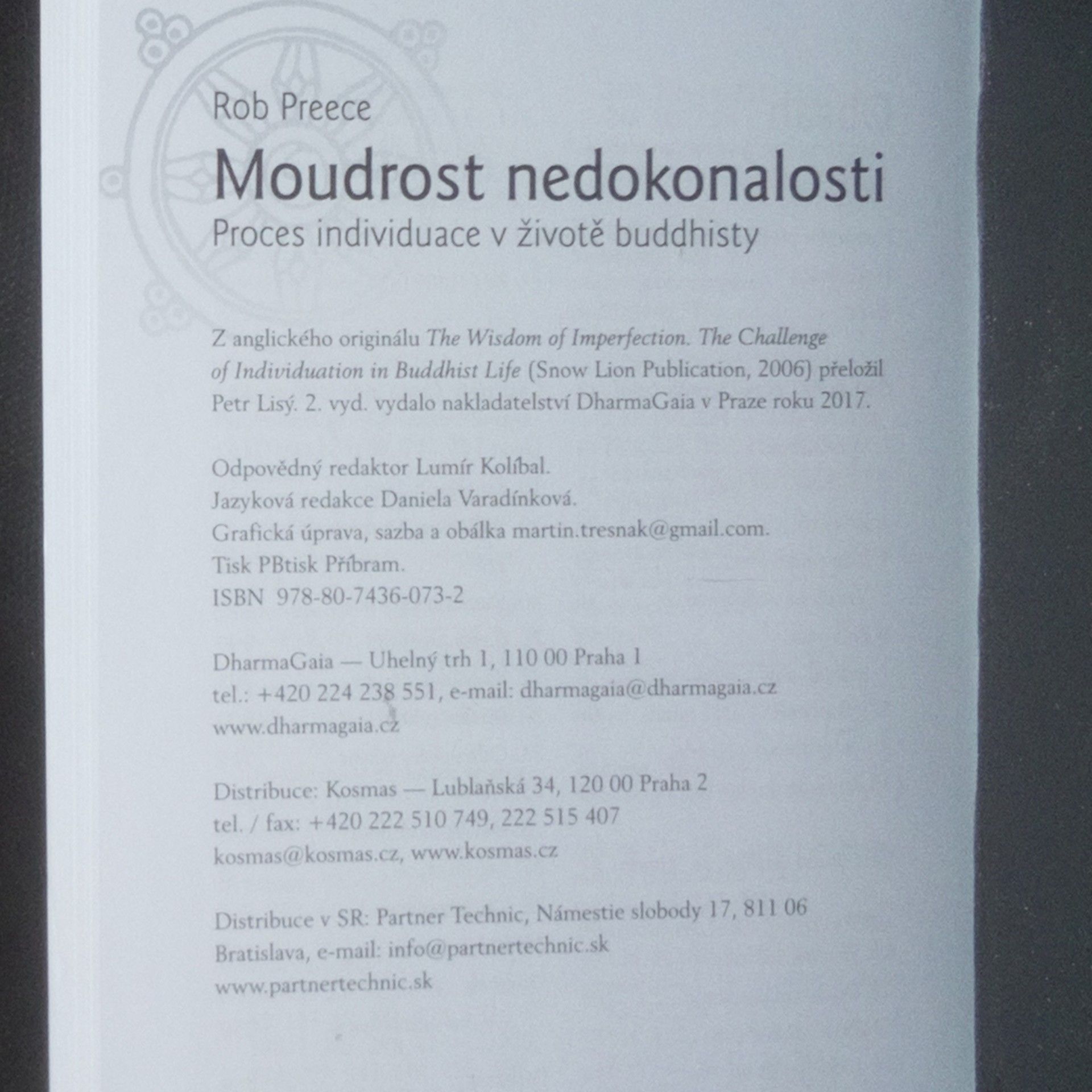 Rob Preece Moudrost nedokonalosti