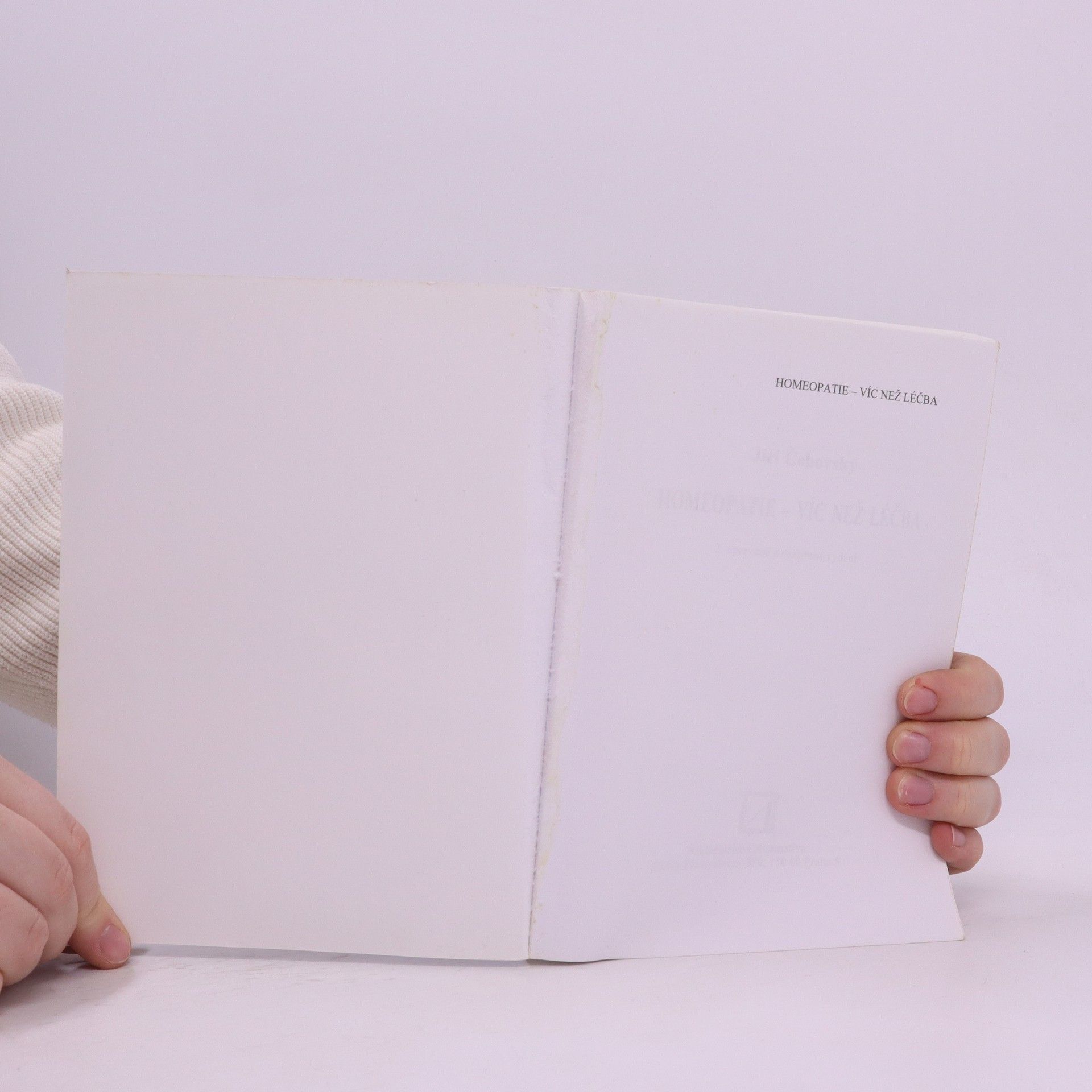 Jiří Čehovský Homeopatie. Víc než léčba