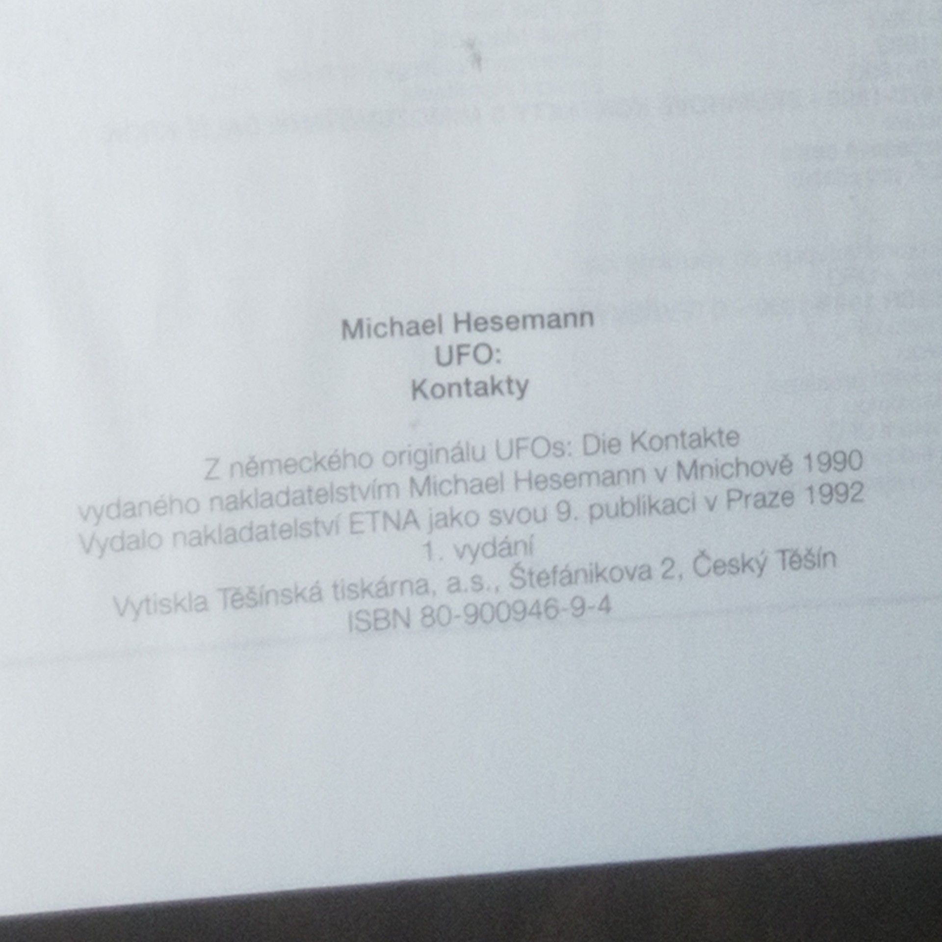 Michael Hesemann UFO. Kontakty. Důkazy