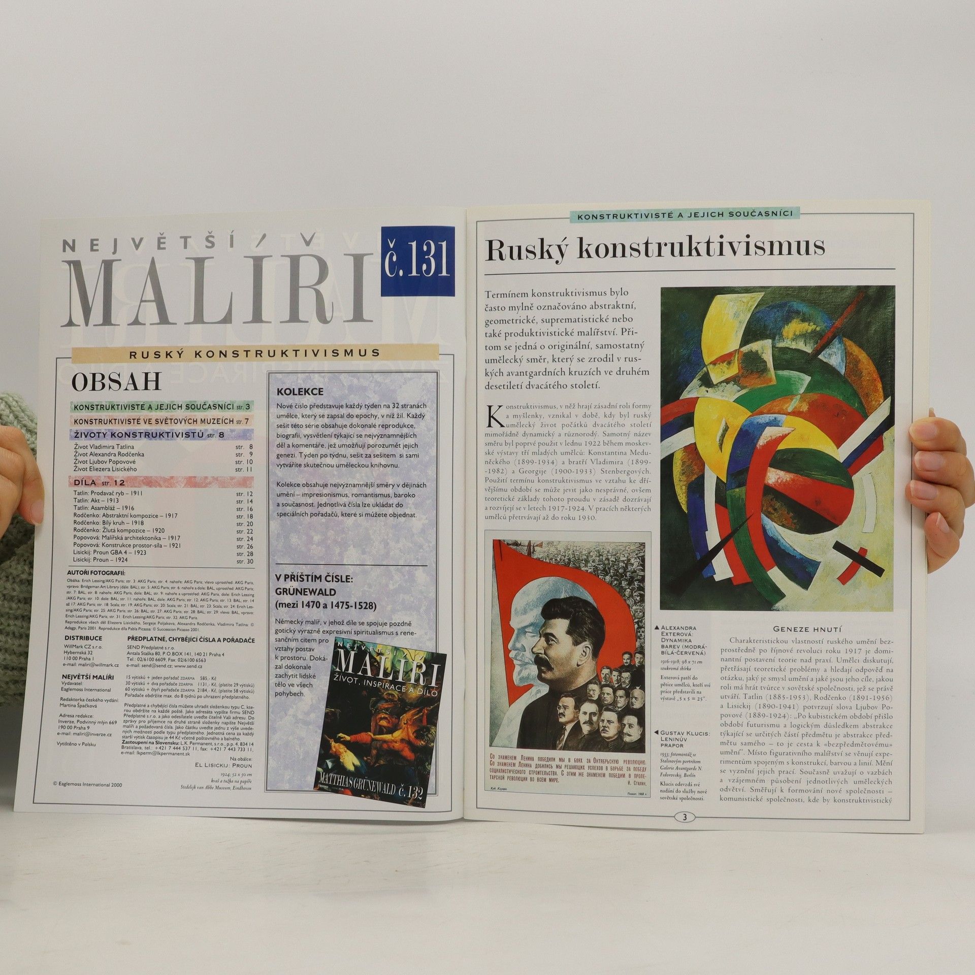 Various authors Největší malíři. Život, inspirace a dílo. Č. 131. Ruský konstruktivismus