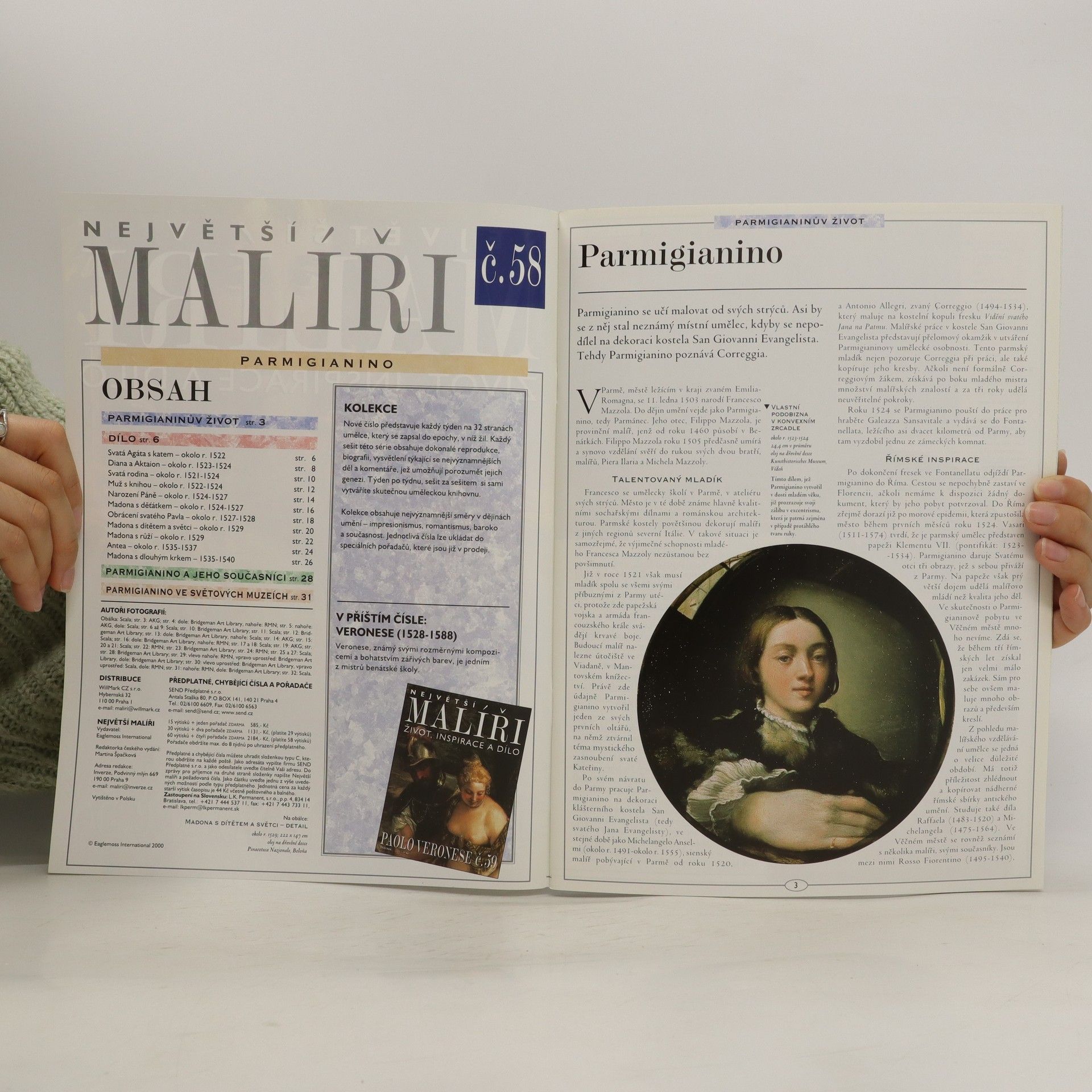 Various authors Největší malíři 58. Parmigianino