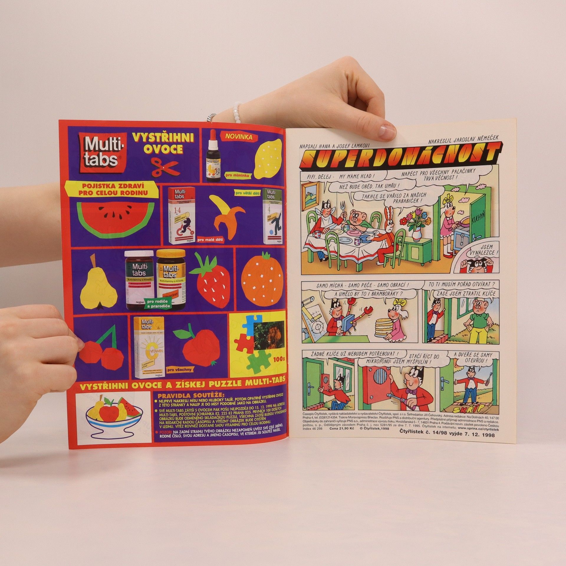 Autores varios Čtyřlístek 279. 13/1998. Superdomácnost