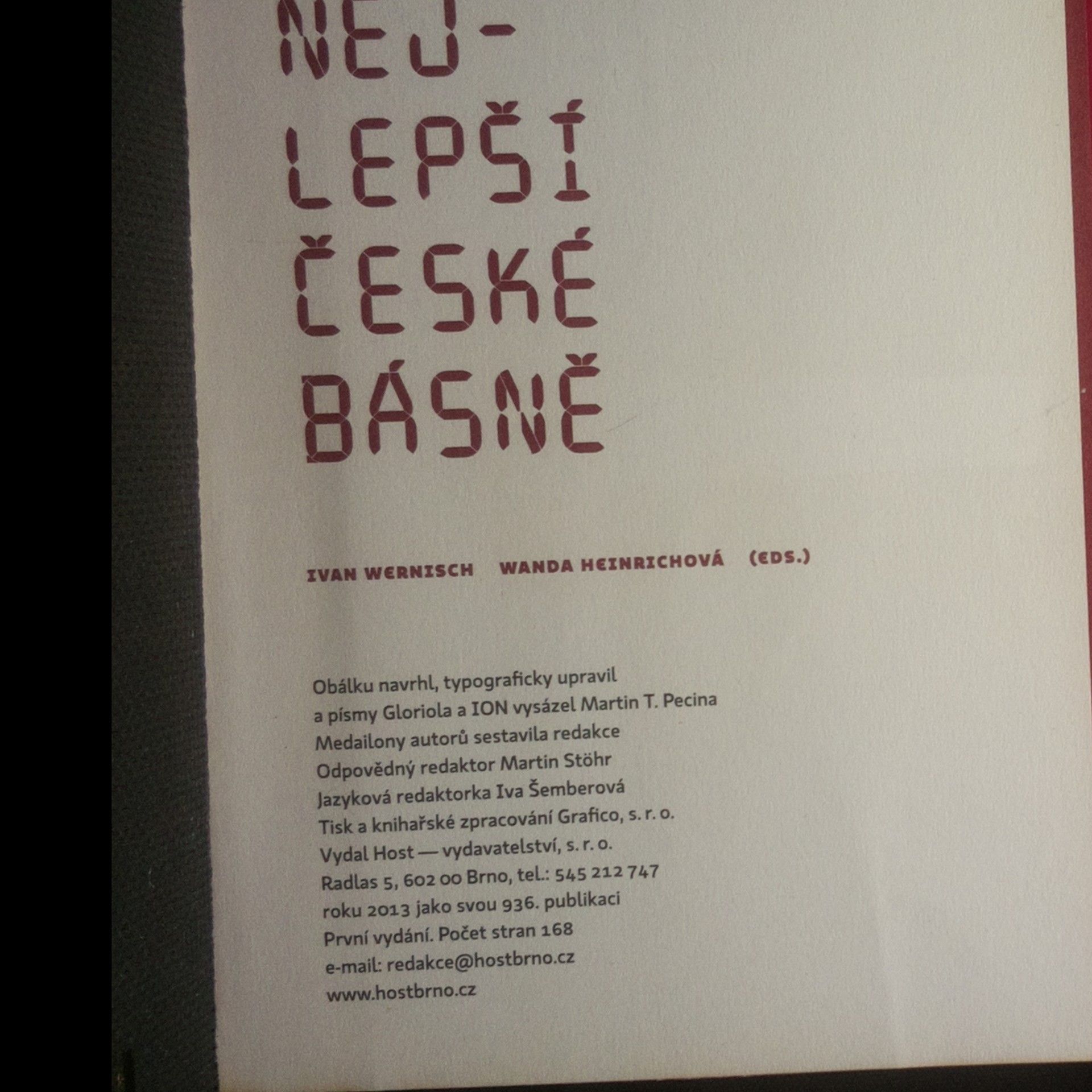 Ivan Wernisch Nejlepší české básně