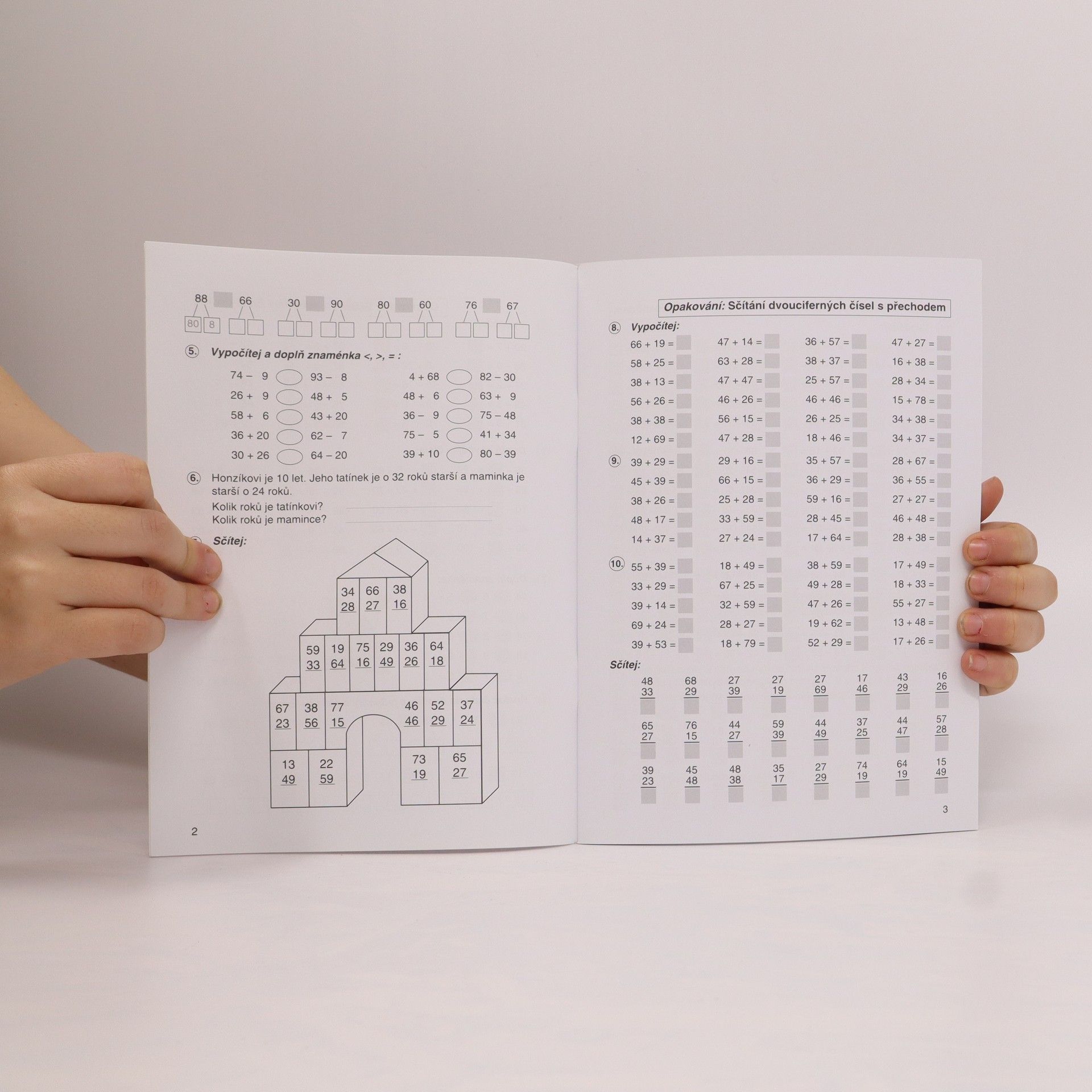 Vlasta Blumentrittová Matematika pro třeťáky: procvičování příkladů ve 3. ročníku ZŠ