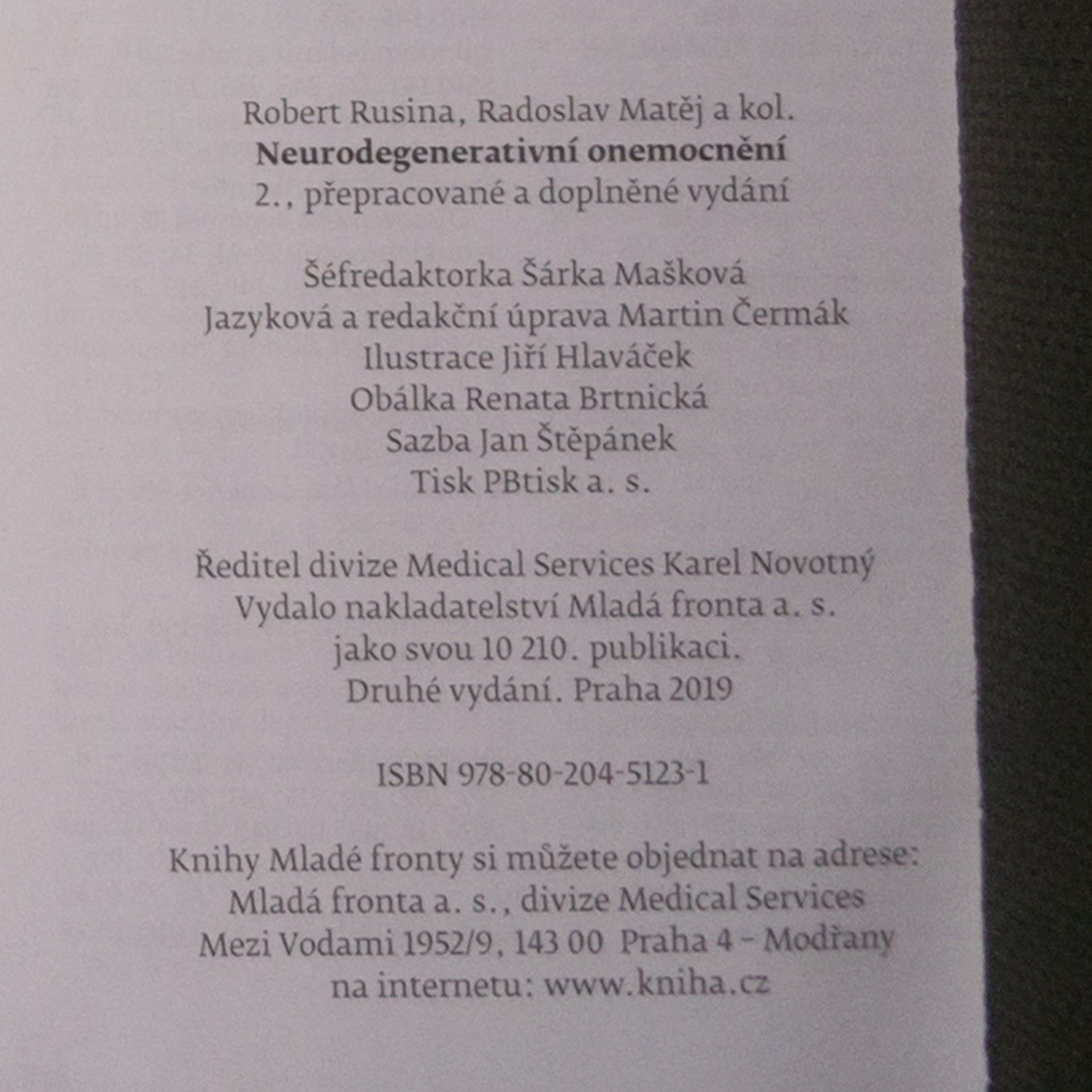 Robert Rusina Neurodegenerativní onemocnění