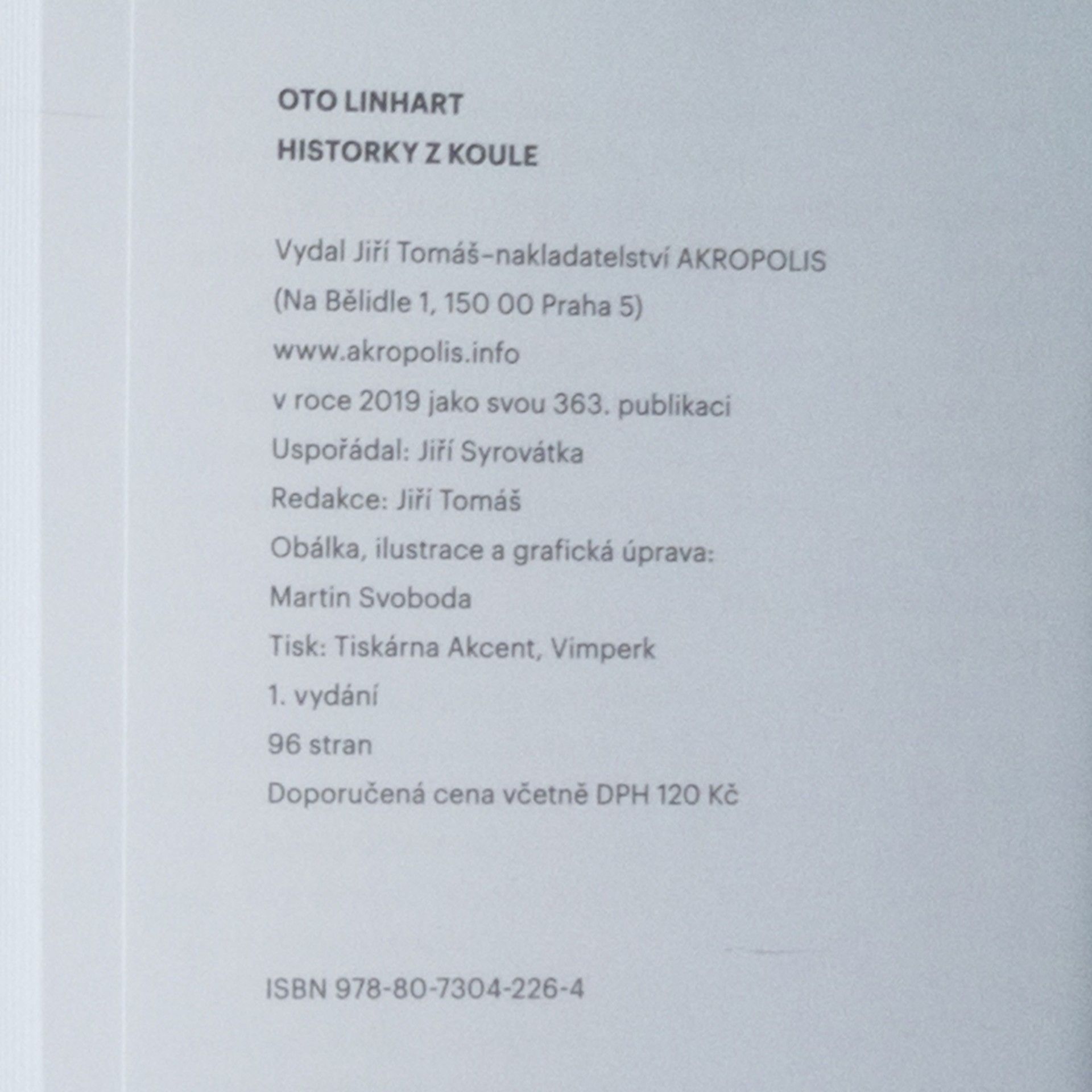 Oto Linhart Historky z koule