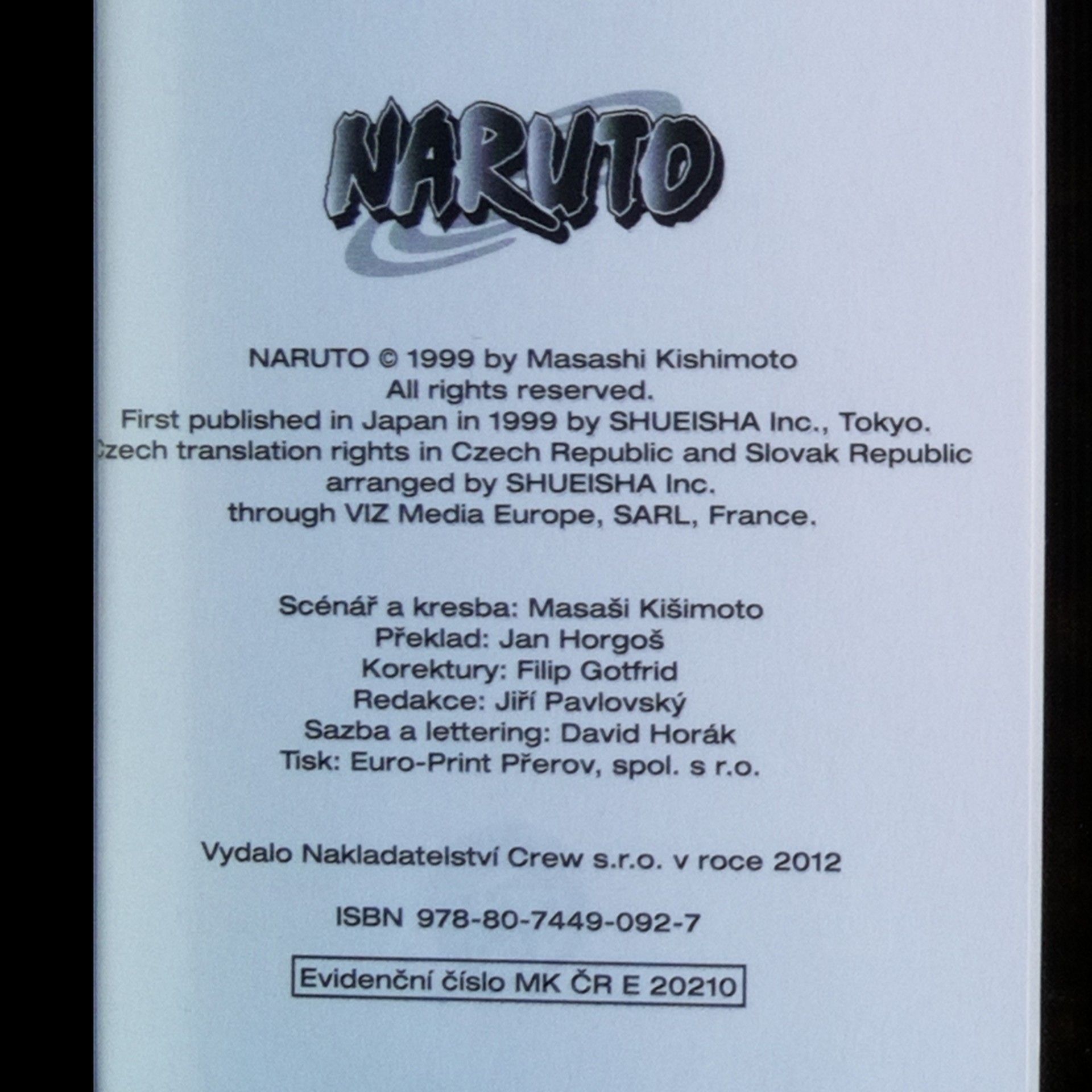 Masaši Kišimoto Naruto 10