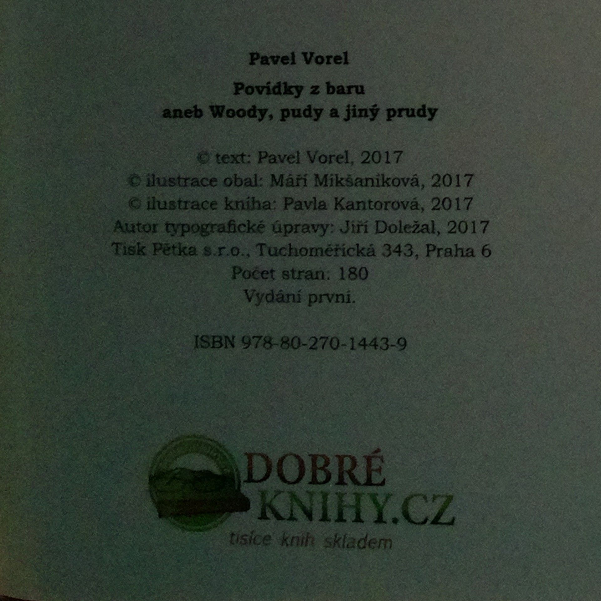 Pavel Vorel Povídky z baru, aneb Woody, pudy a jiný prudy