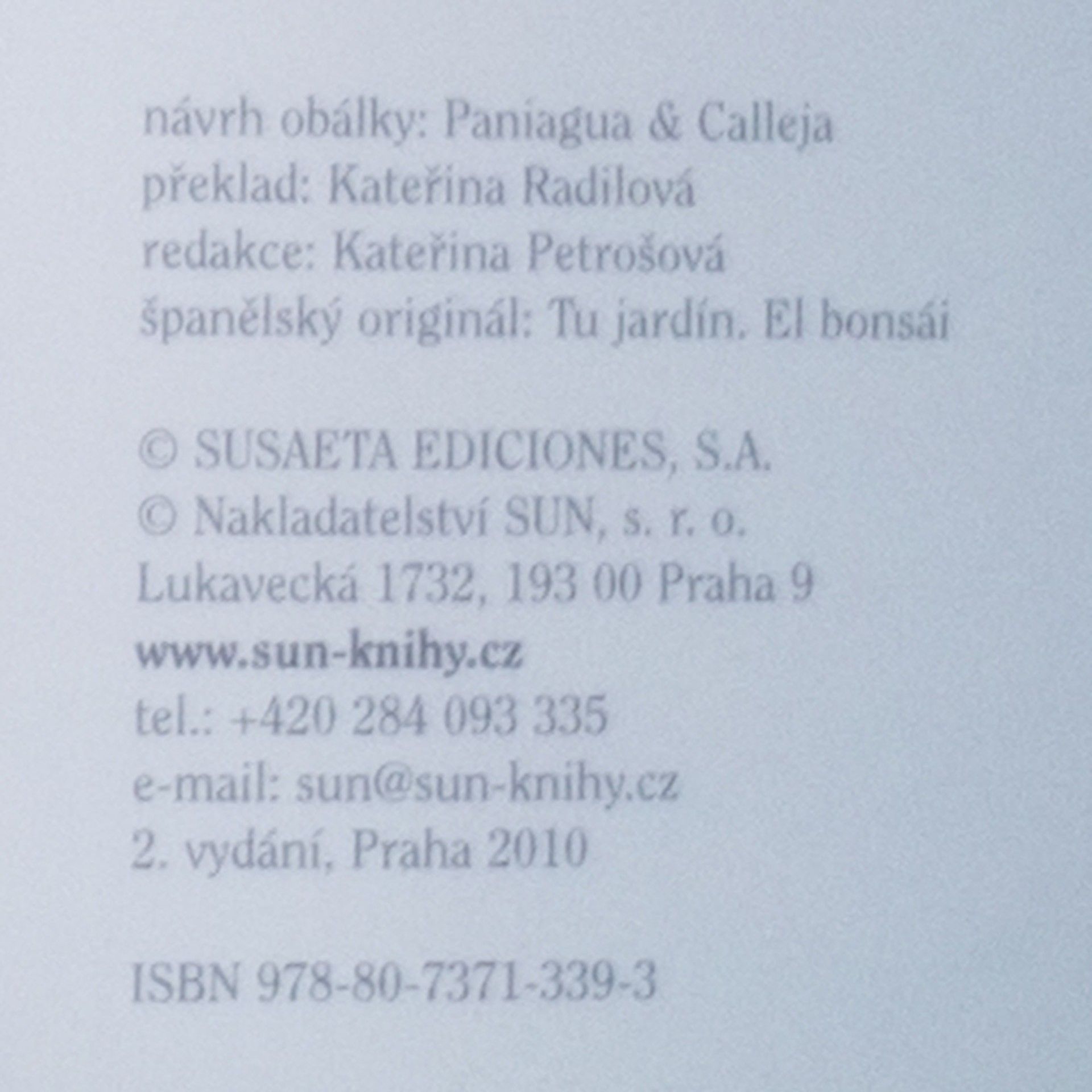 Kateřina Radilová Bonsaje