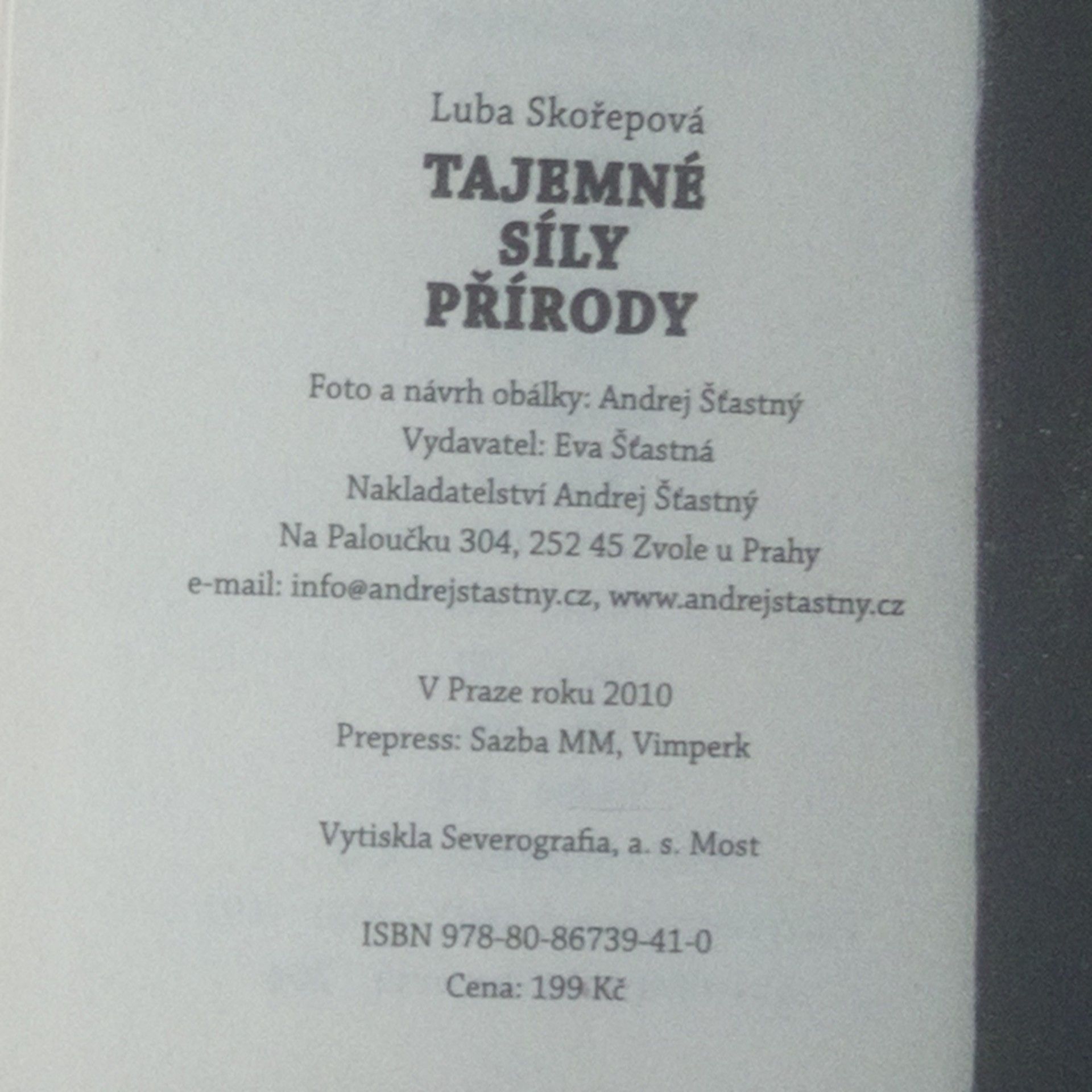Luba Skořepová Tajemné síly přírody