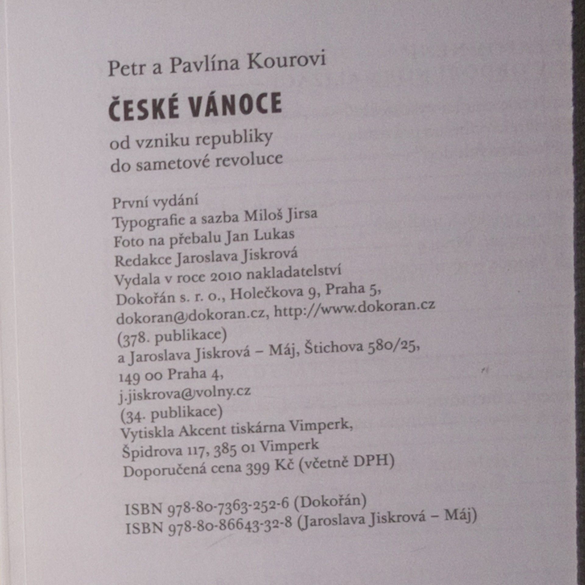 Petr Koura České Vánoce: Od vzniku republiky do sametové revoluce