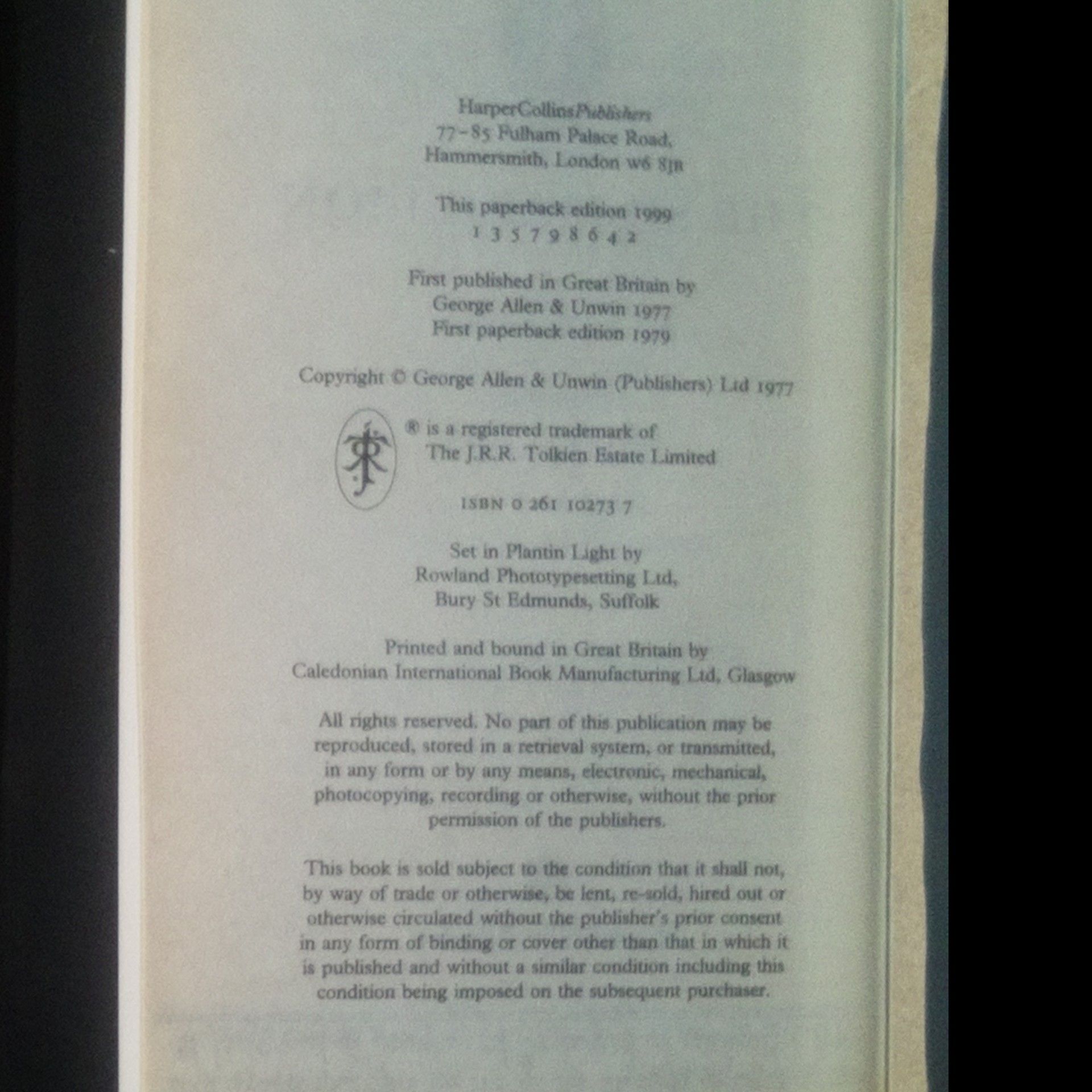 J. R. R. Tolkien The Silmarillion