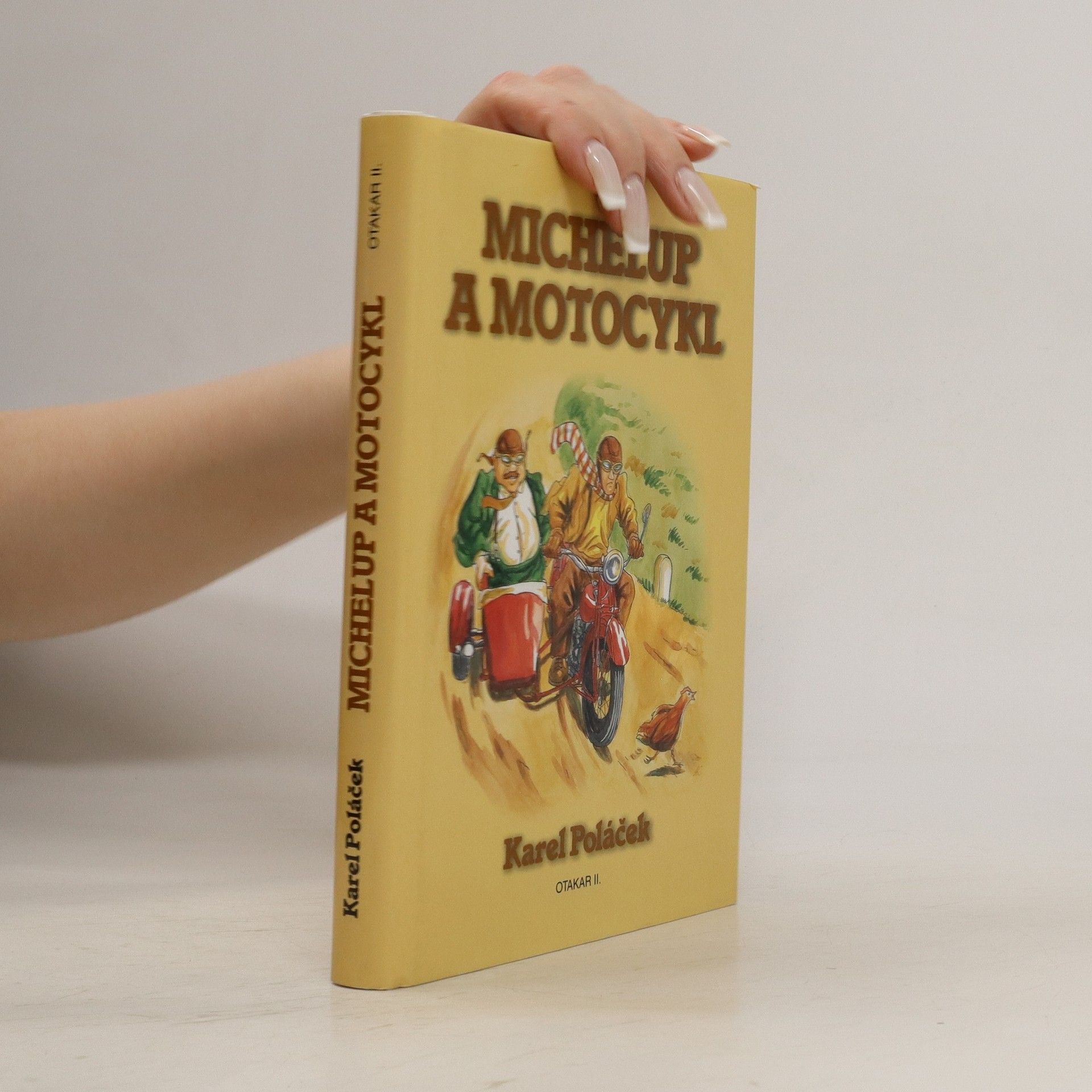 Karel Poláček Michelup a motocykl