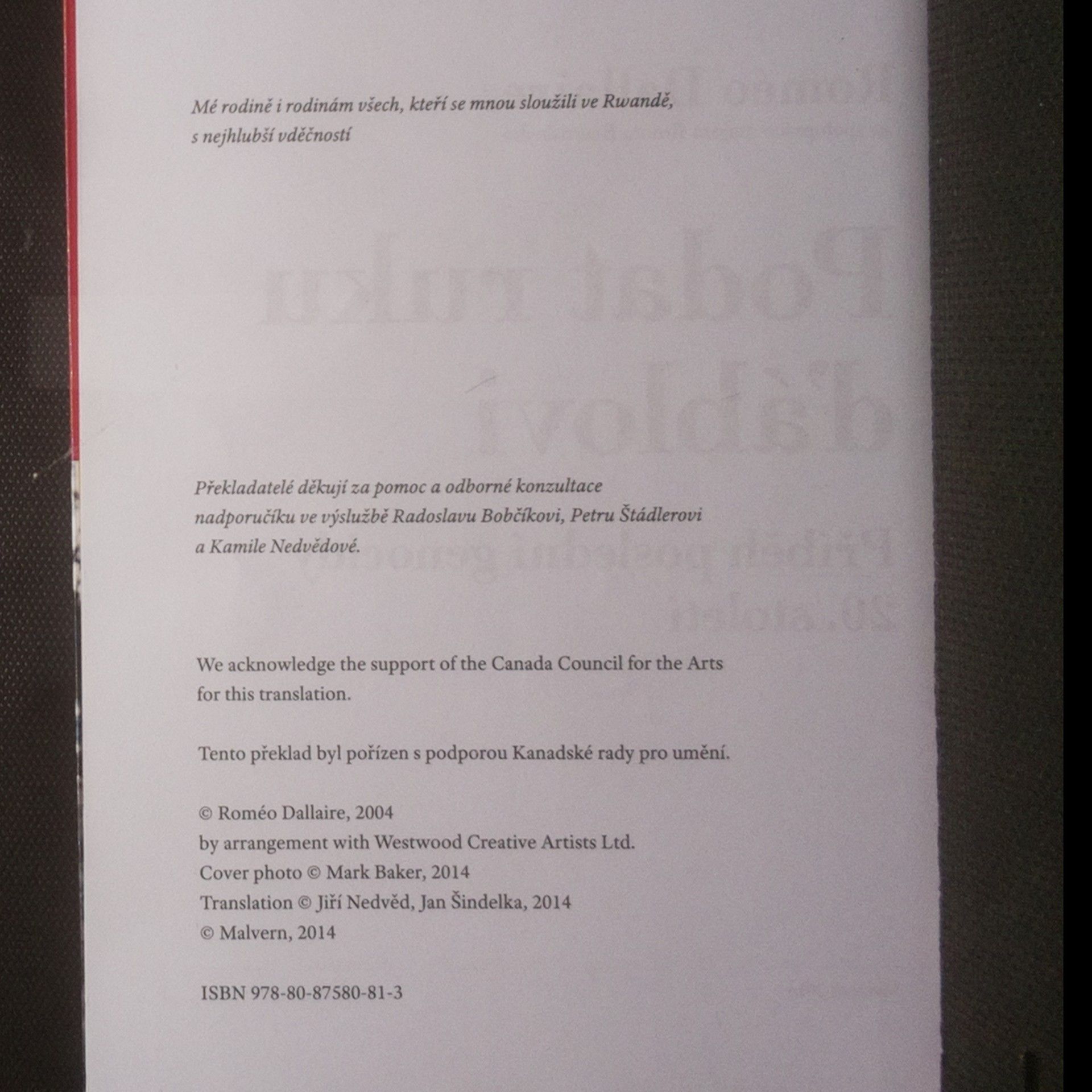 Roméo Dallaire Podat ruku ďáblovi: Příběh poslední genocidy 20. století