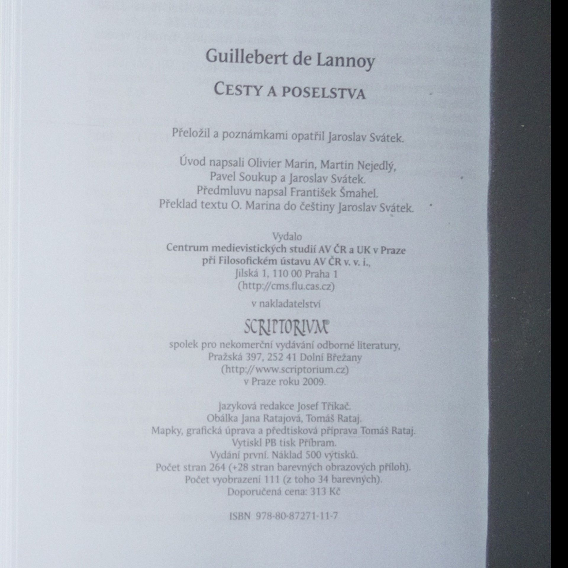 Ghillebert de Lannoy Cesty a poselstva