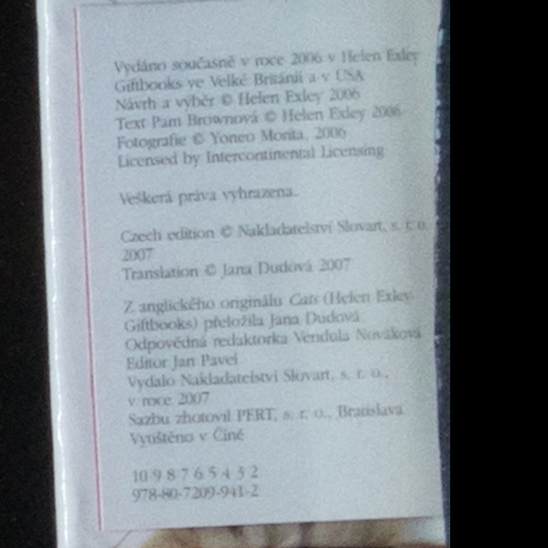 Pam Brown Kočky