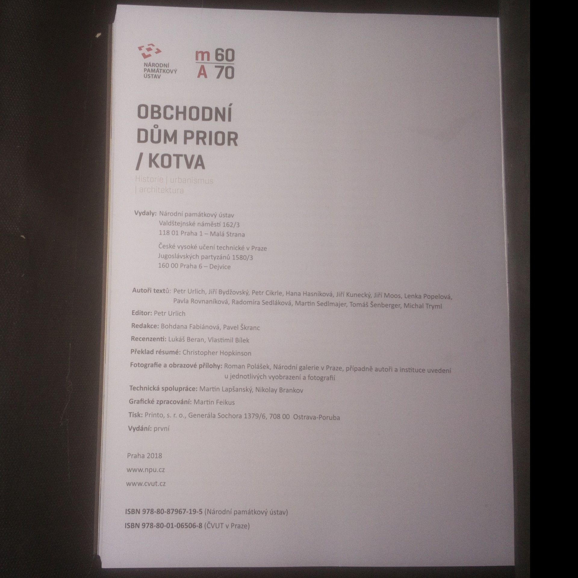 Petr Urlich Obchodní dům Prior