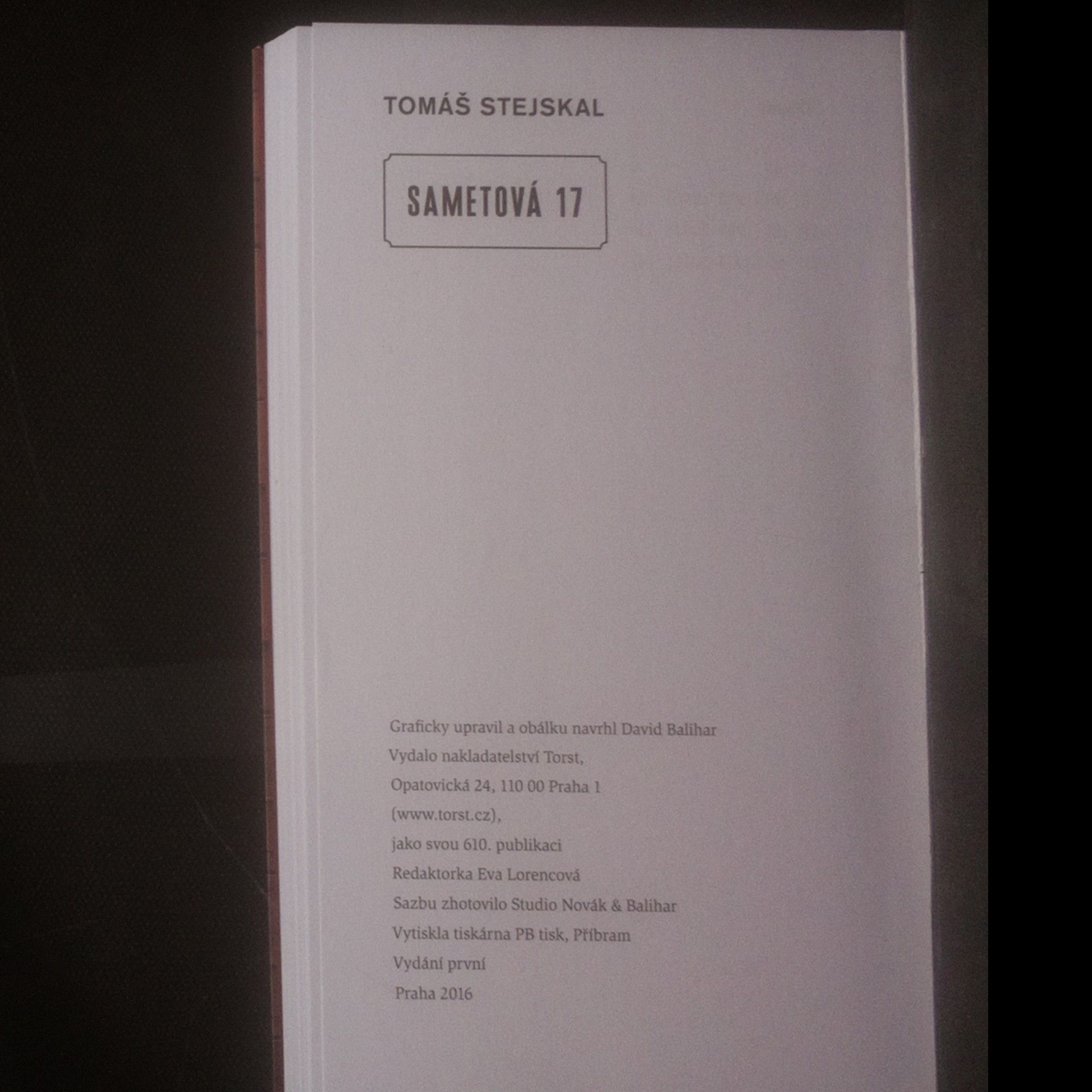 Tomáš Stejskal Sametová 17