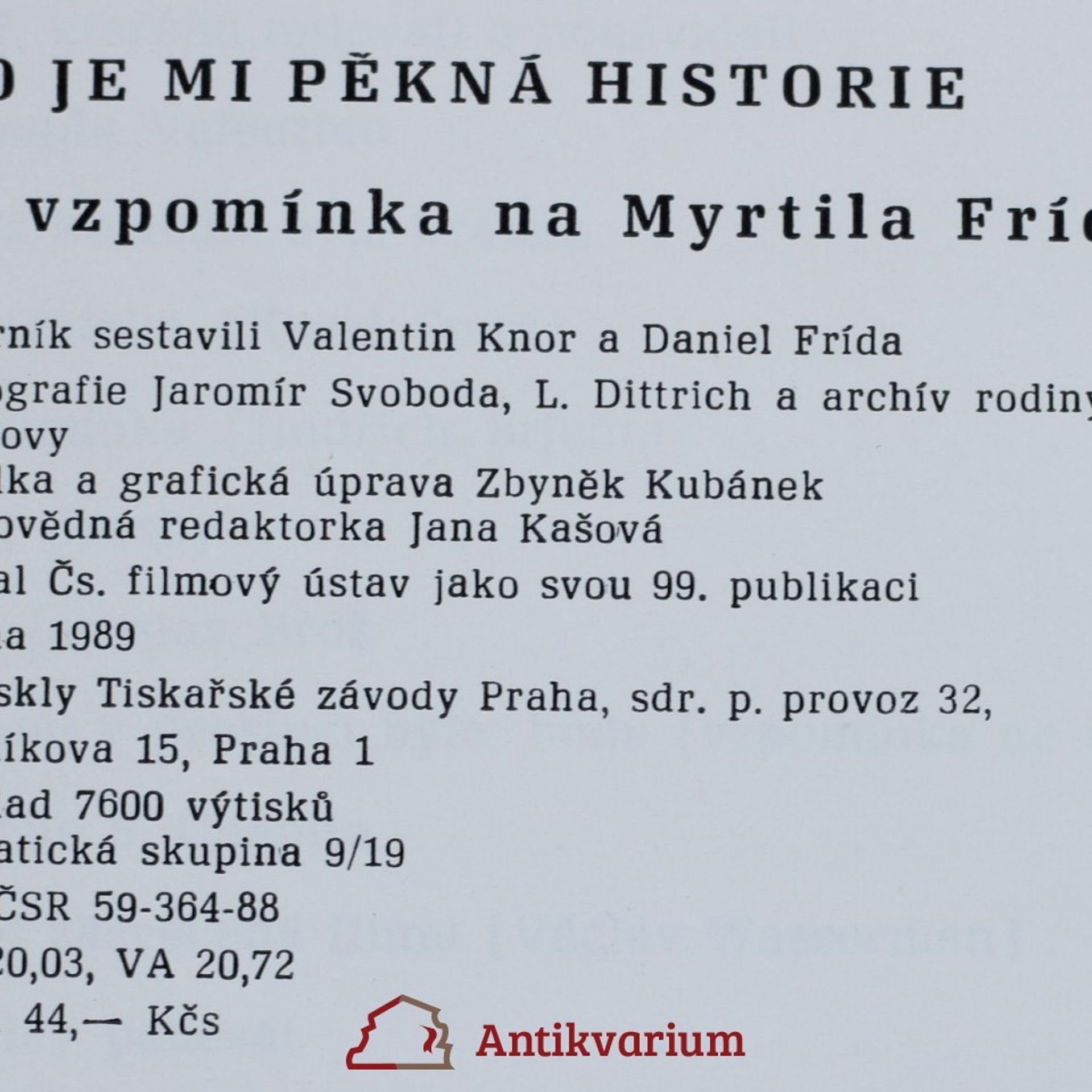 Valentin Knor To je mi pěkná historie