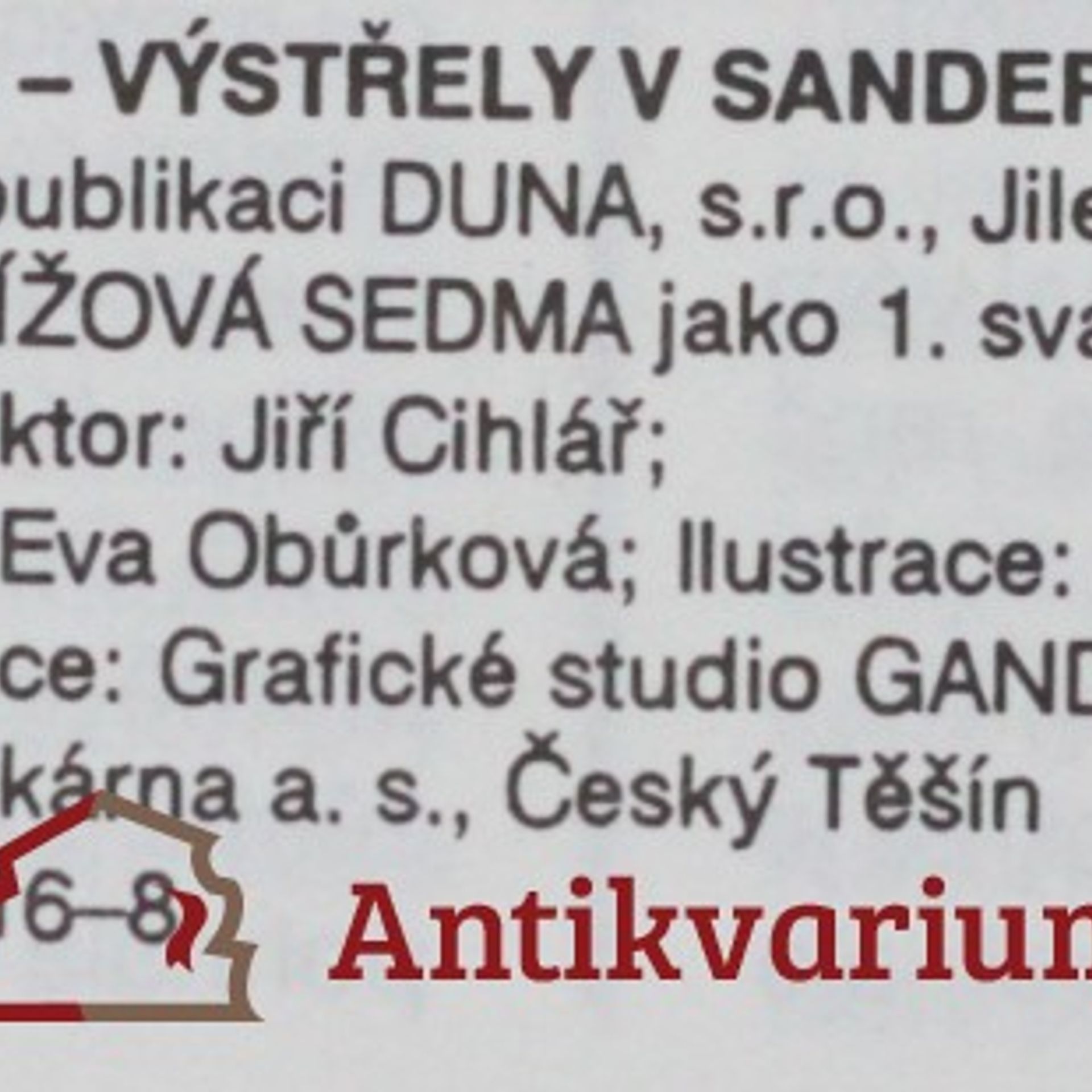 George M. Jenkins Výstřely v Sandersonu