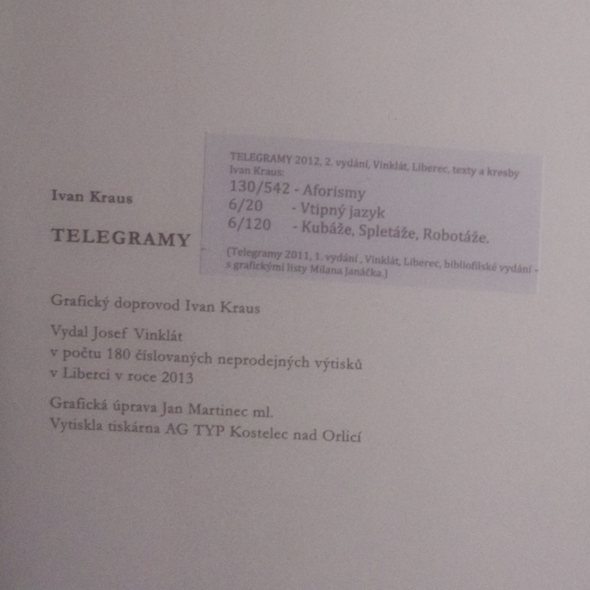 Ivan Kraus Telegramy