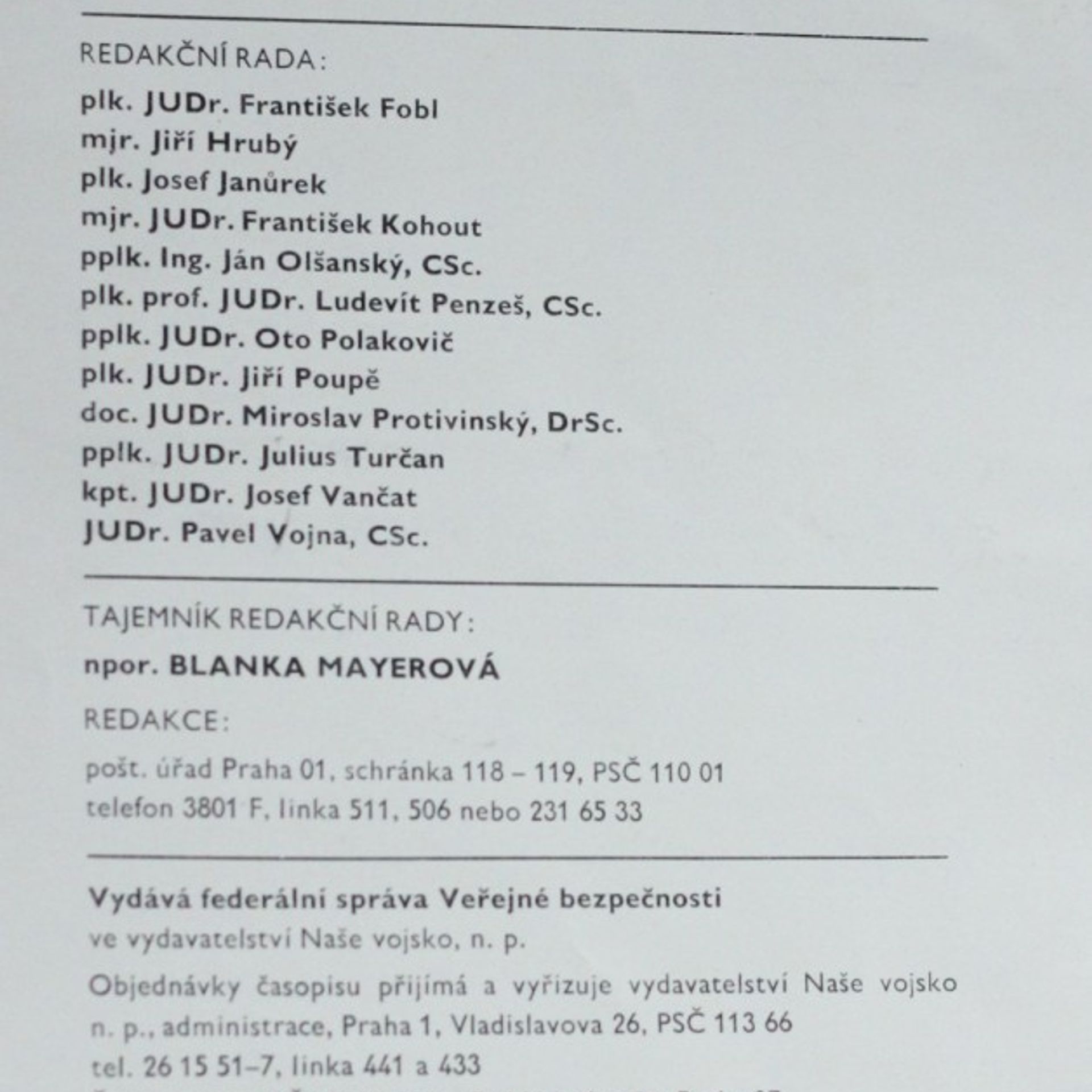Kolektív autorov Kriminalistický sborník 4/1984