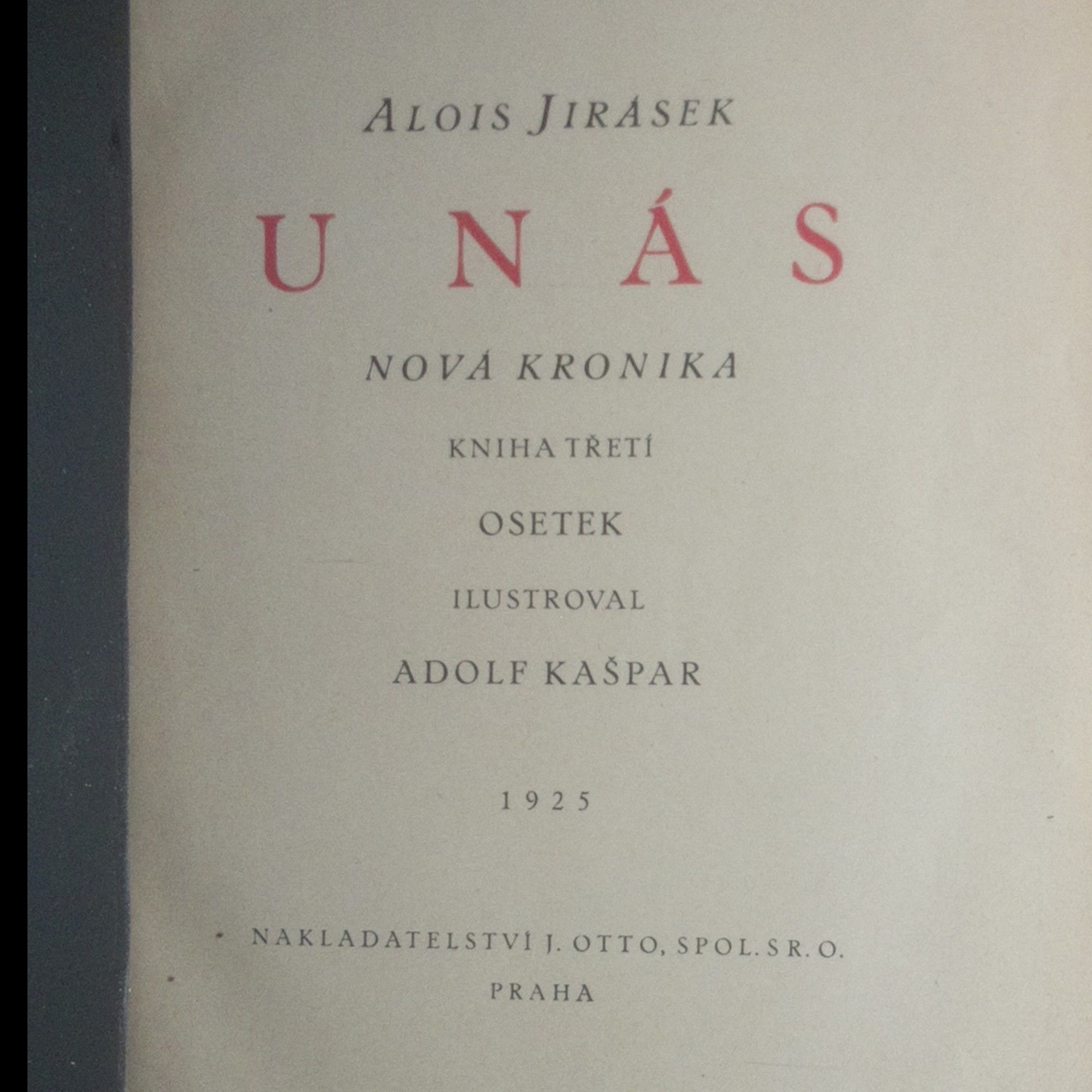 Alois Jirásek U nás 1-4
