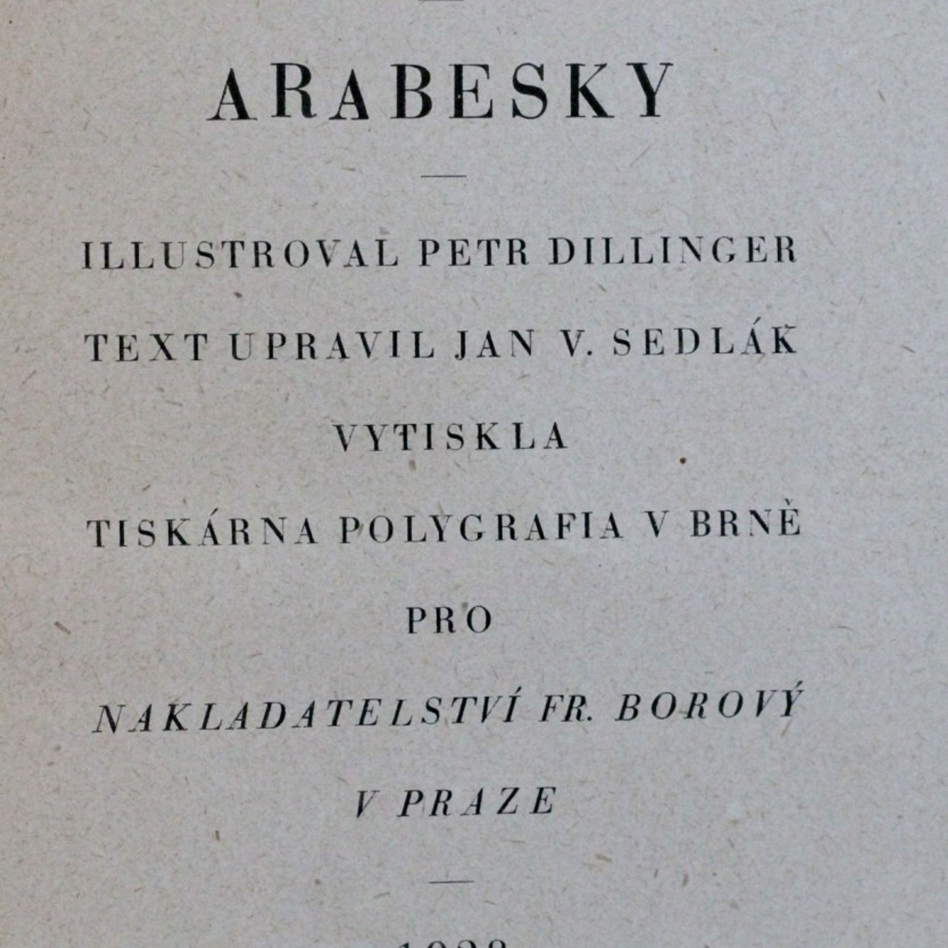 Jan Neruda Arabesky