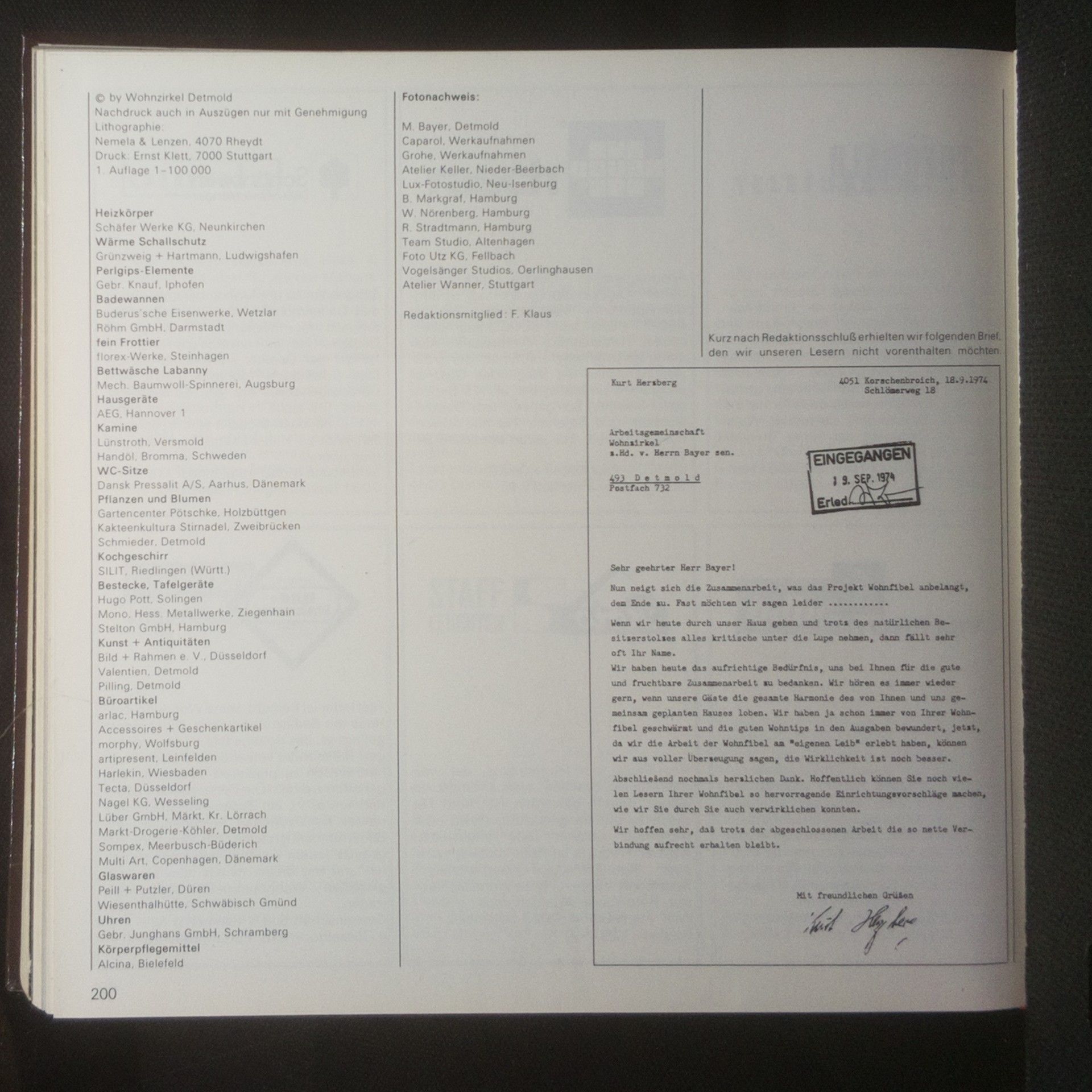 Various authors 8. Farbige Wohnfibel