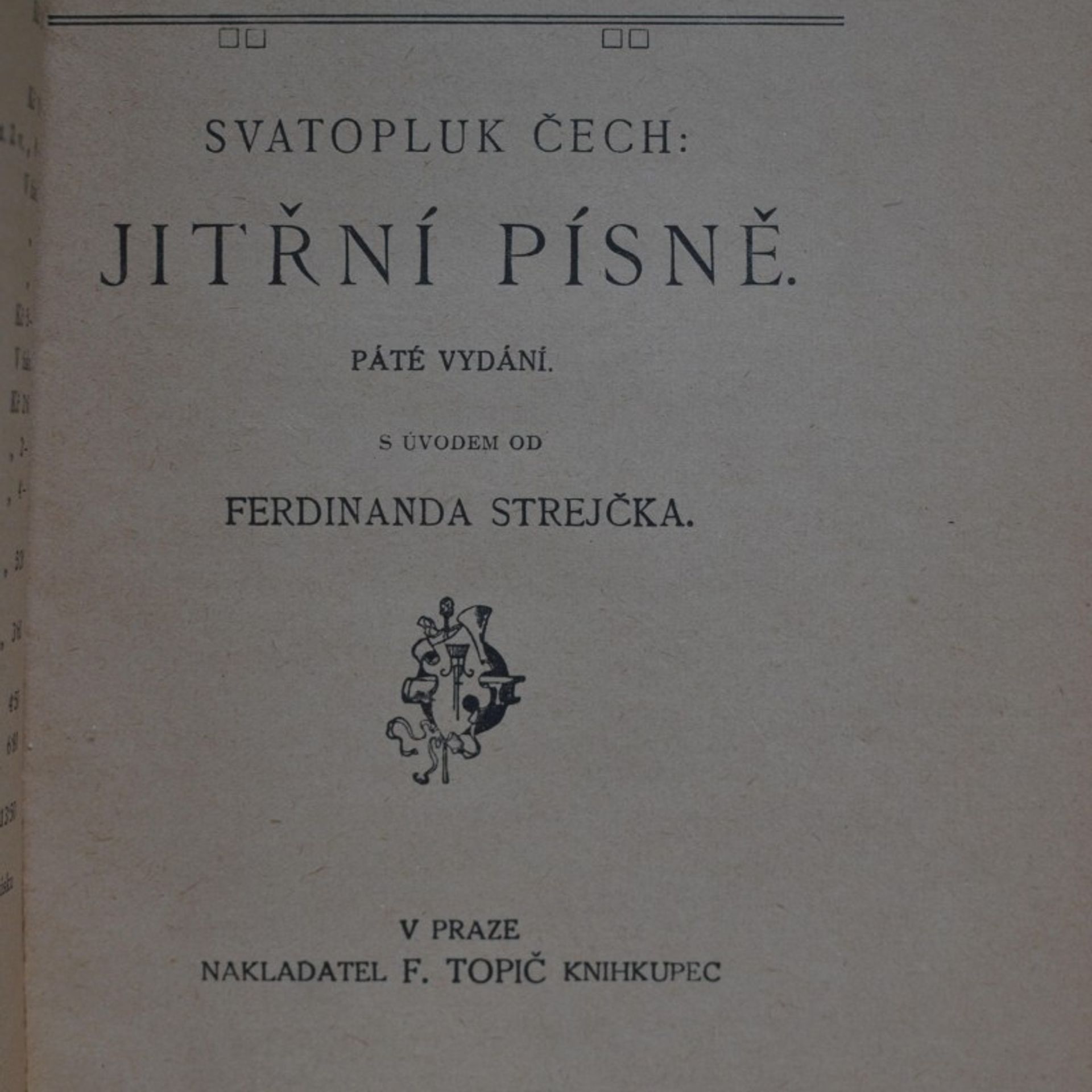 Svatopluk Čech Jitřní písně