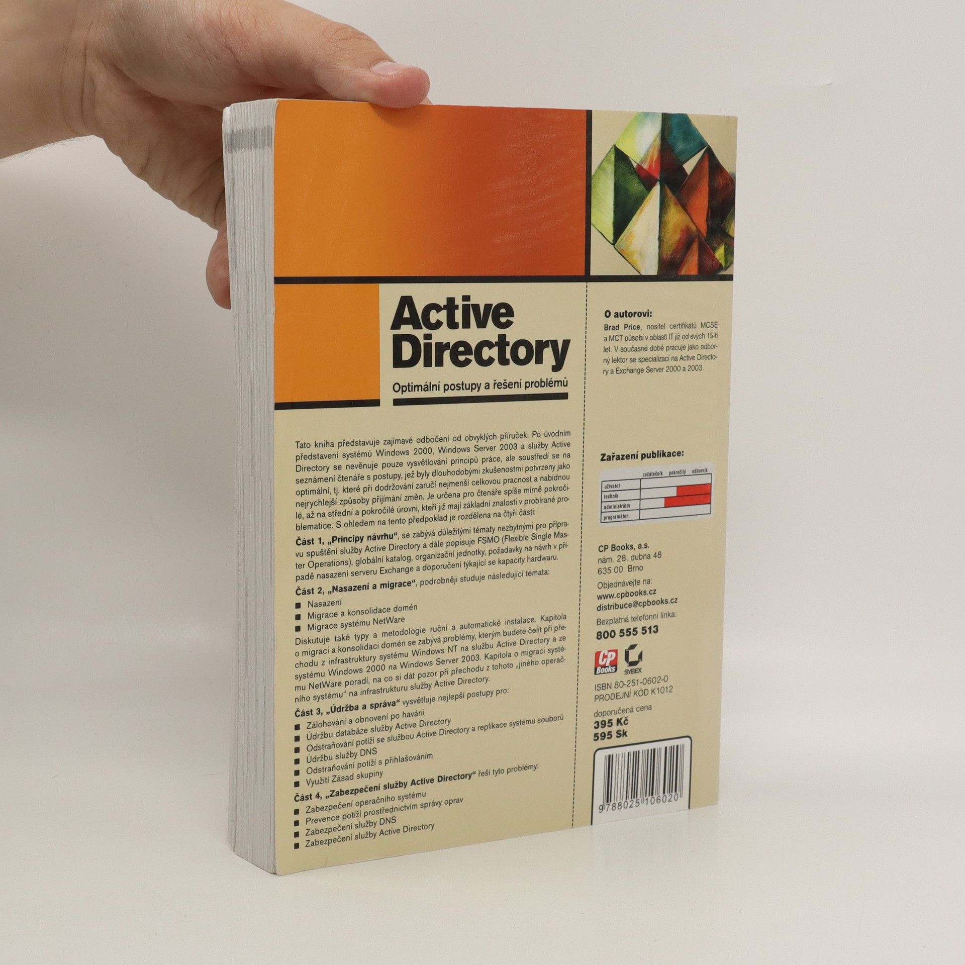Brad Price Active Directory : optimální postupy a řešení problémů