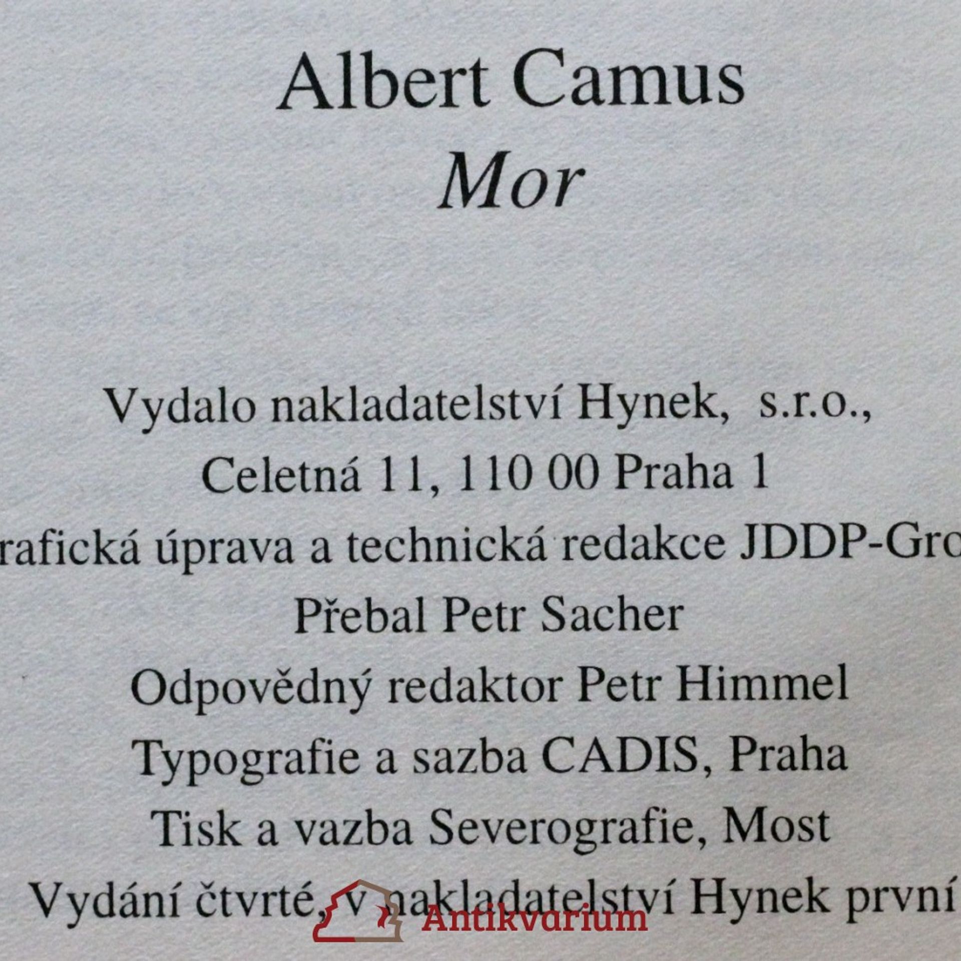 Albert Camus Mor