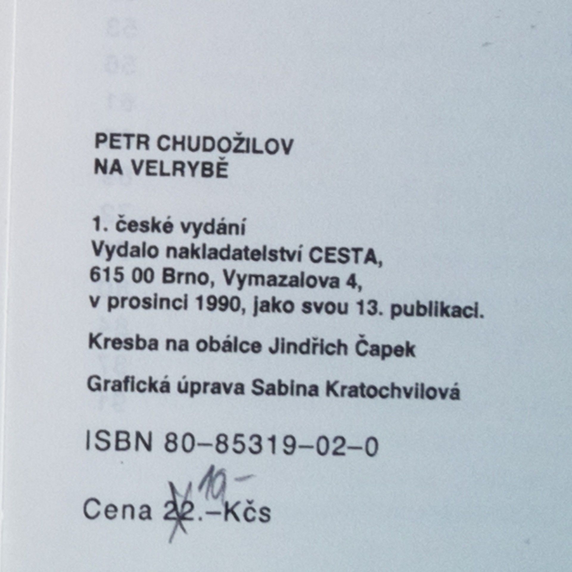 Petr Chudožilov Na velrybě