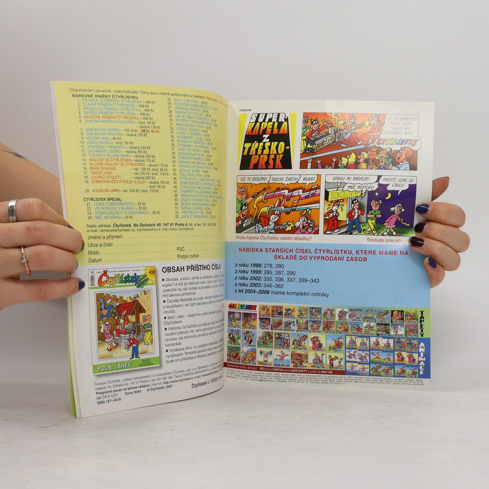 Autores varios Čtyřlístek 11/2007. 431. Týden plný pohody