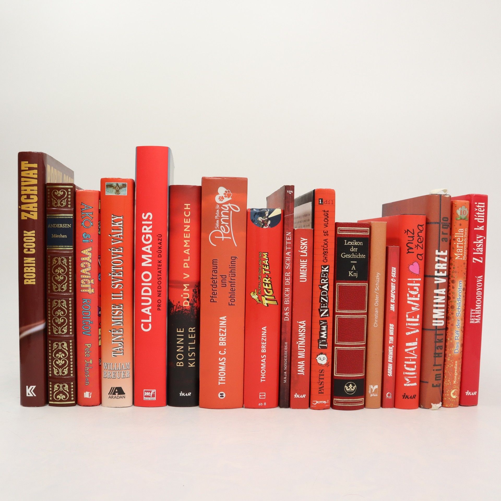 Kolektív autorov Barevná kolekce knih: Červená