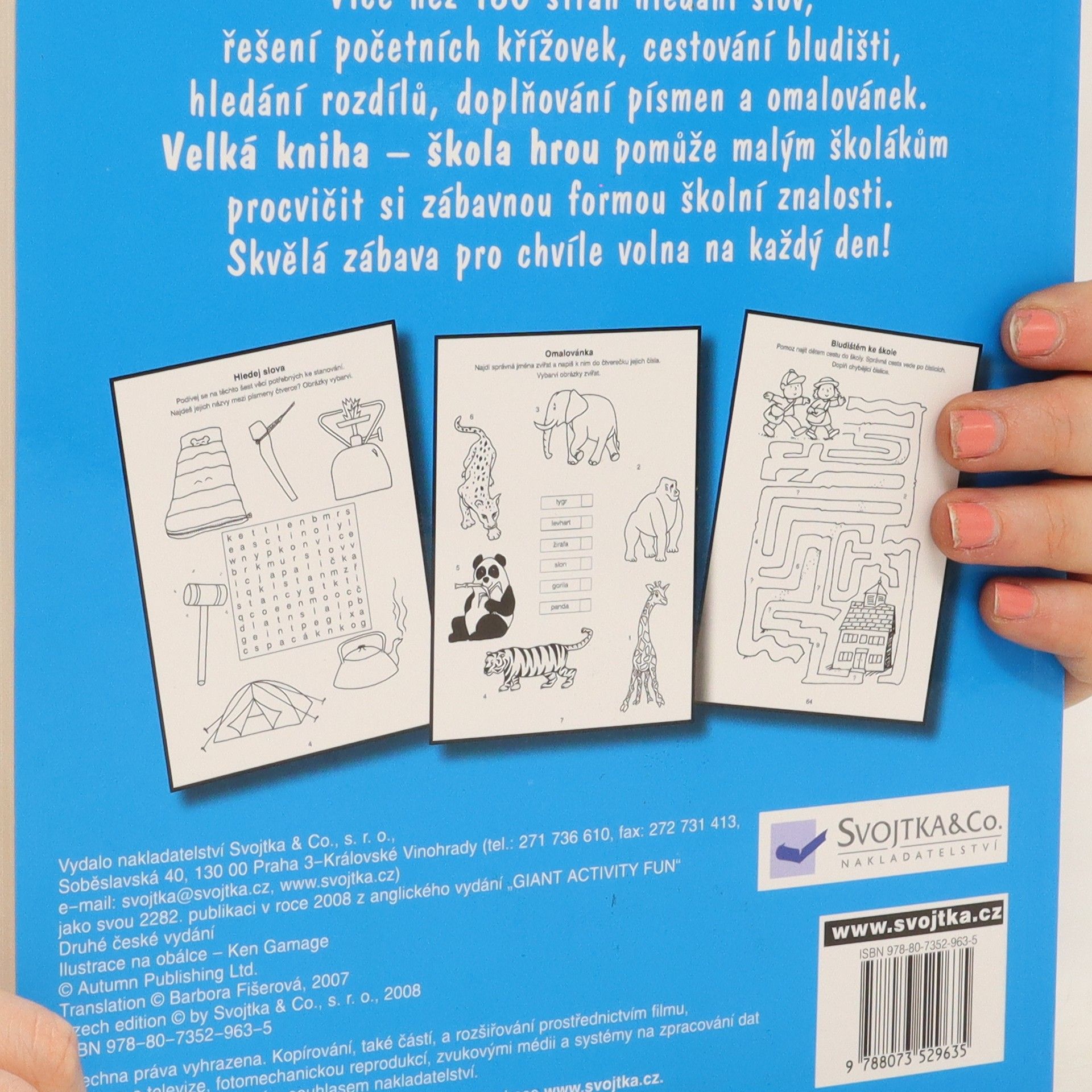 Kolektiv autorů Kniha plná her a hlavolamů