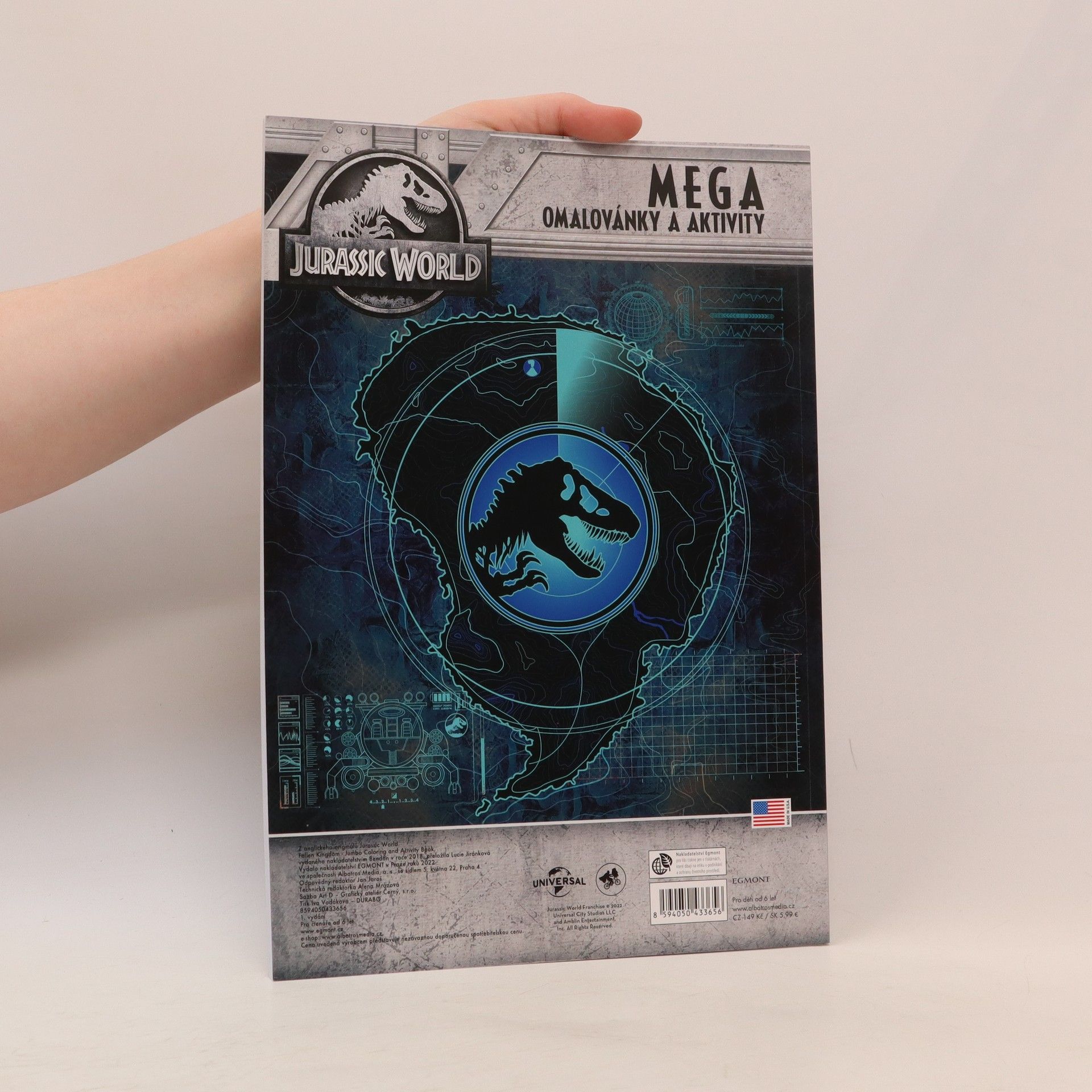 Collectif d'auteurs Jurassic World. Mega omalovánky a aktivity