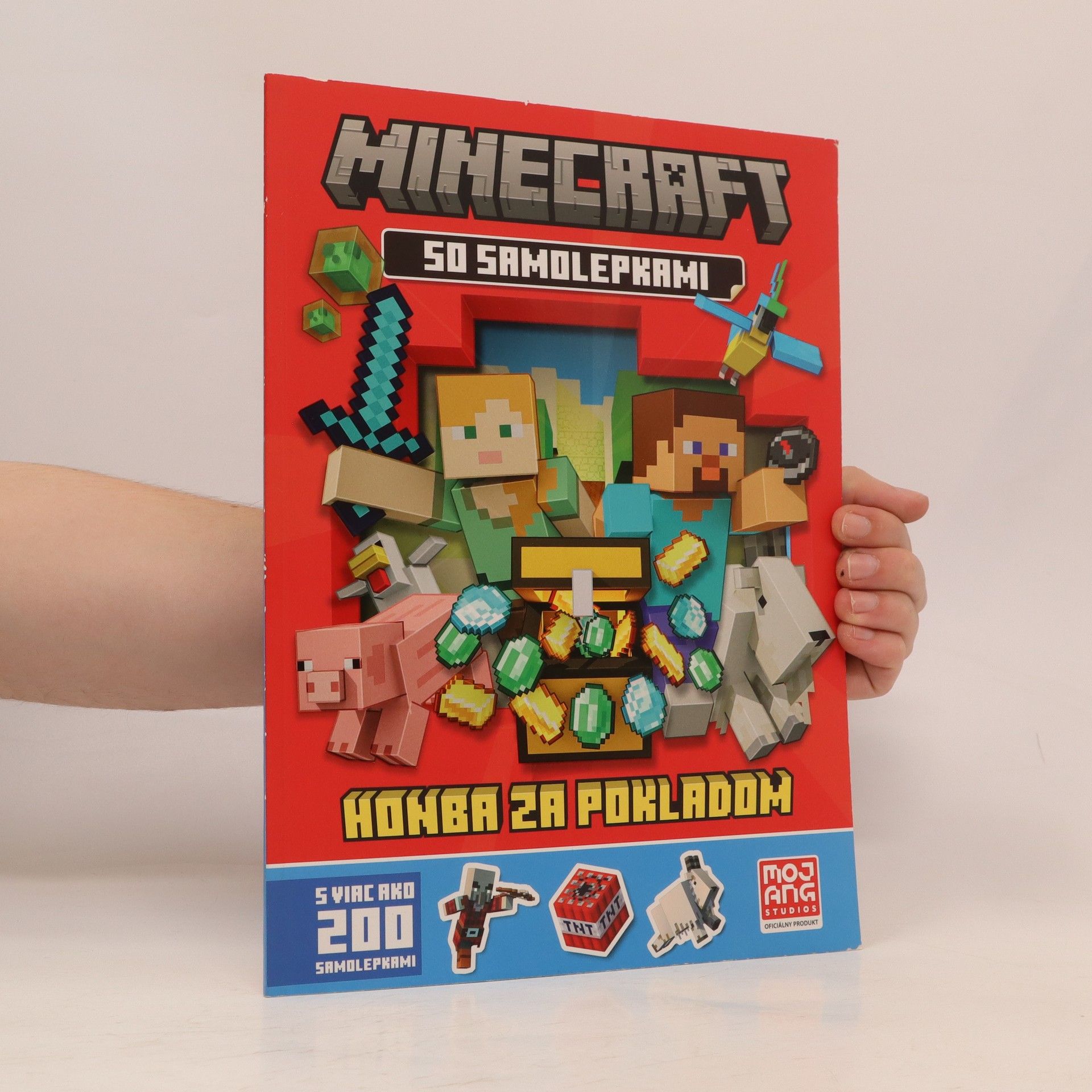 Autorenkollektiv Minecraft so samolepkami: honba za pokladom