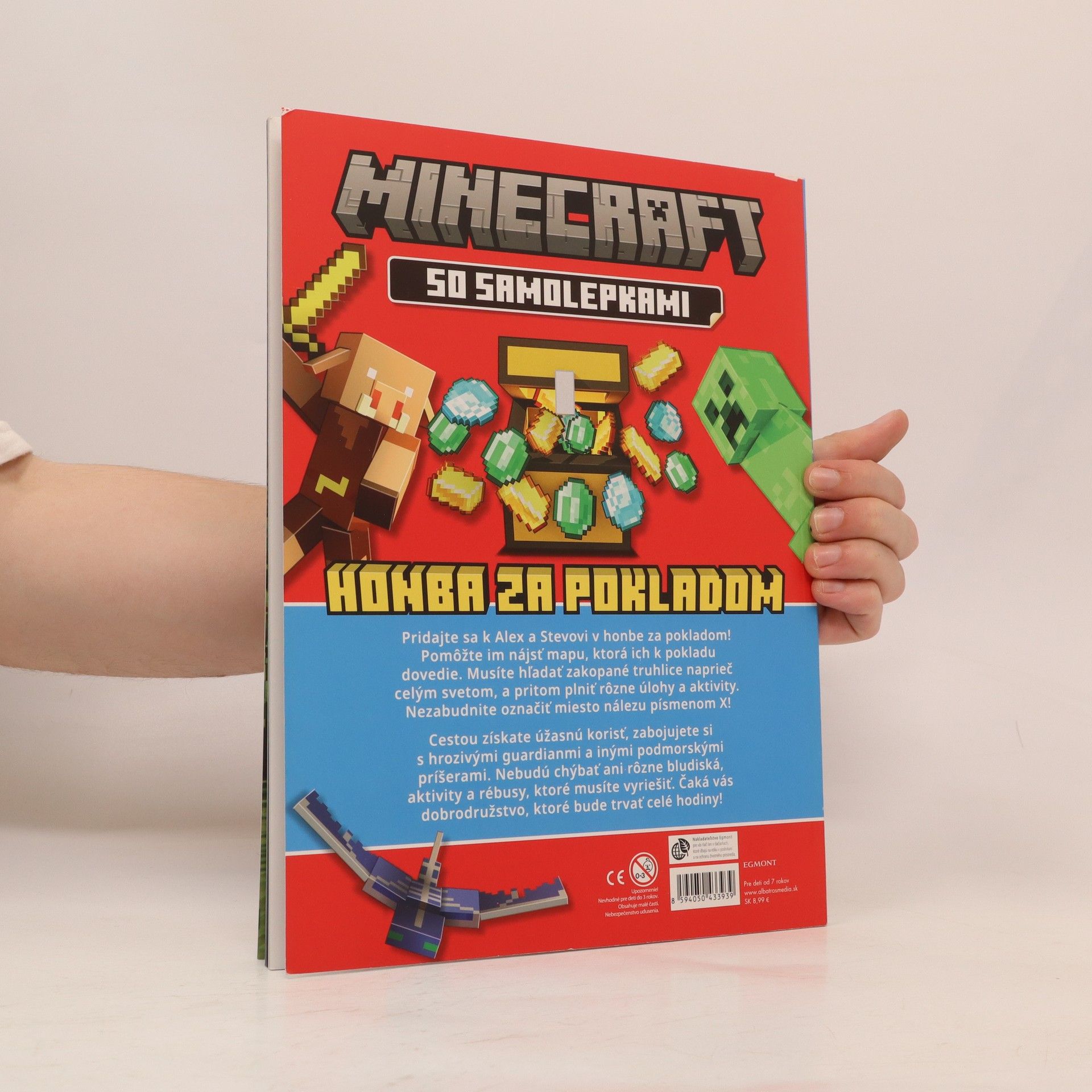Autorenkollektiv Minecraft so samolepkami: honba za pokladom