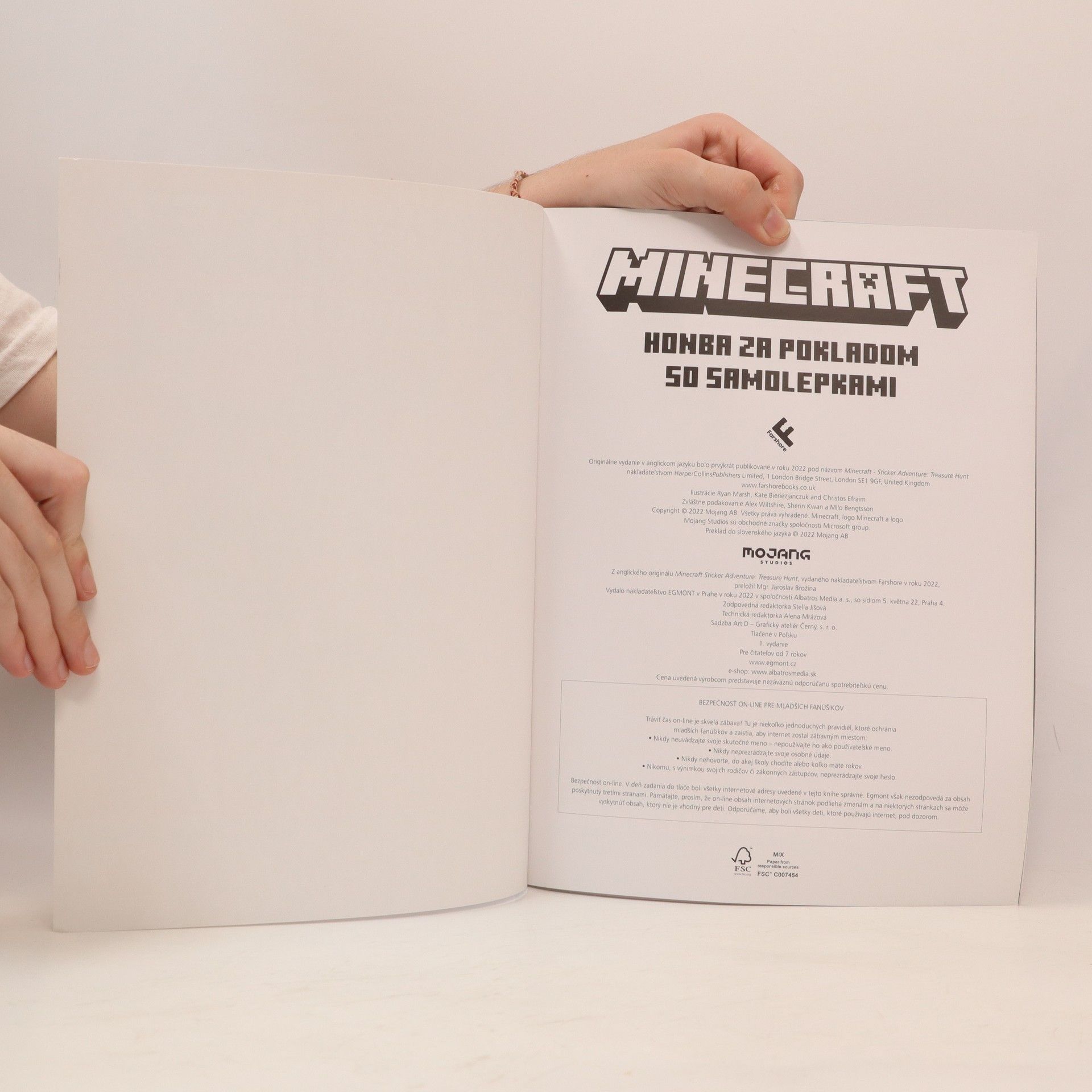 Autorenkollektiv Minecraft so samolepkami: honba za pokladom