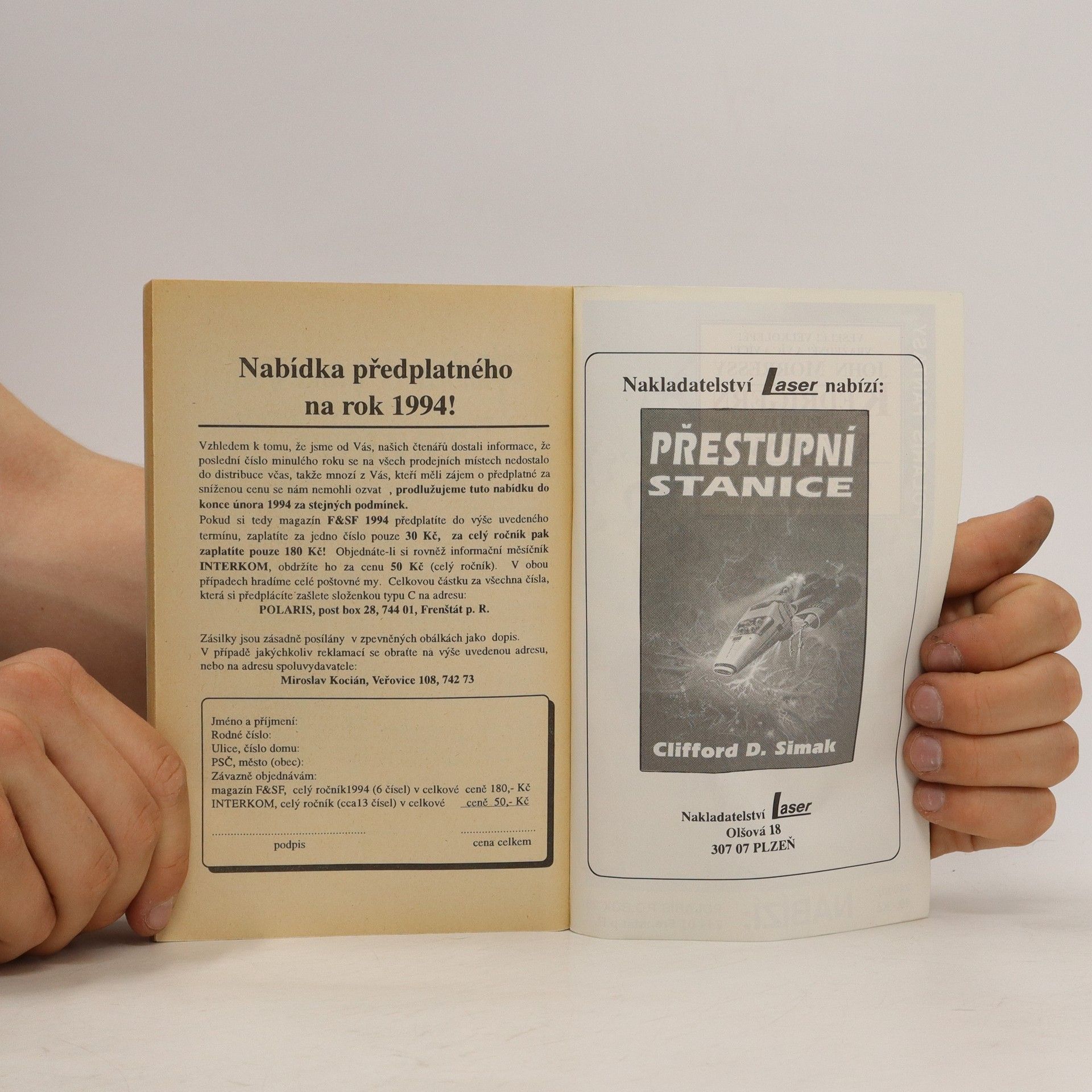 kolektiv Fantasy & Science Fiction. Leden - únor 1994
