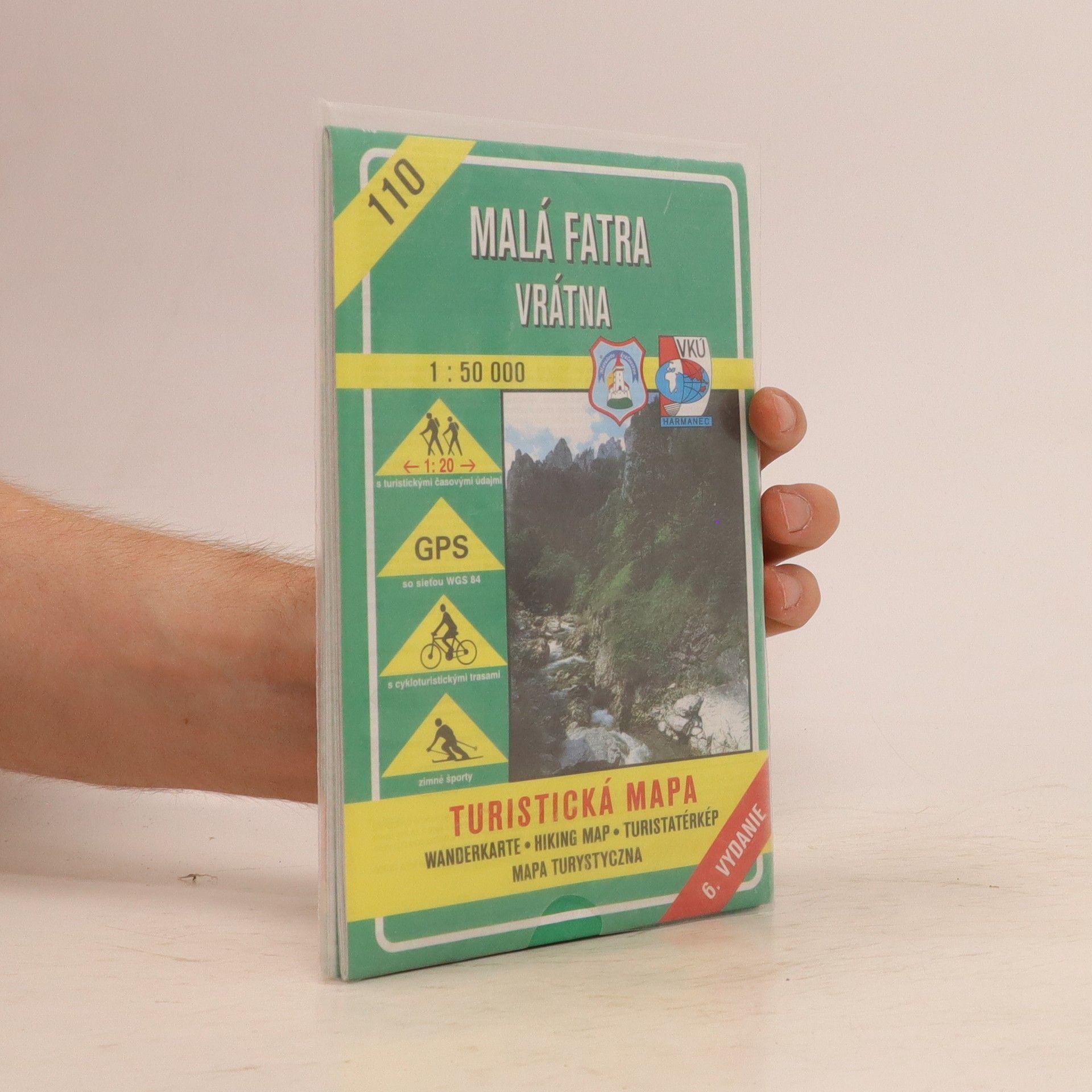 Mária Fábryová Malá Fatra - Vrátna : 1:50 000 : turistická mapa