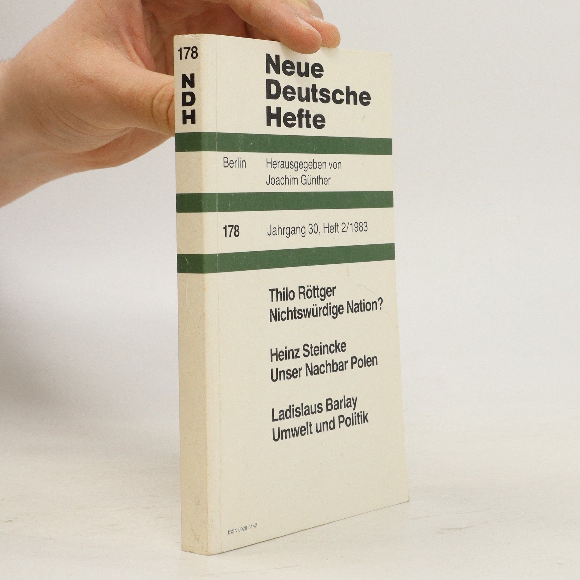 Autorenkollektiv Neue Deutsche Hefte 2/1983