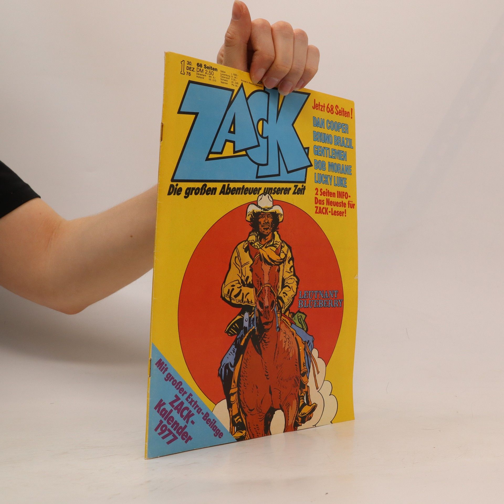 Auteurscollectief Zack 1. Dez/76