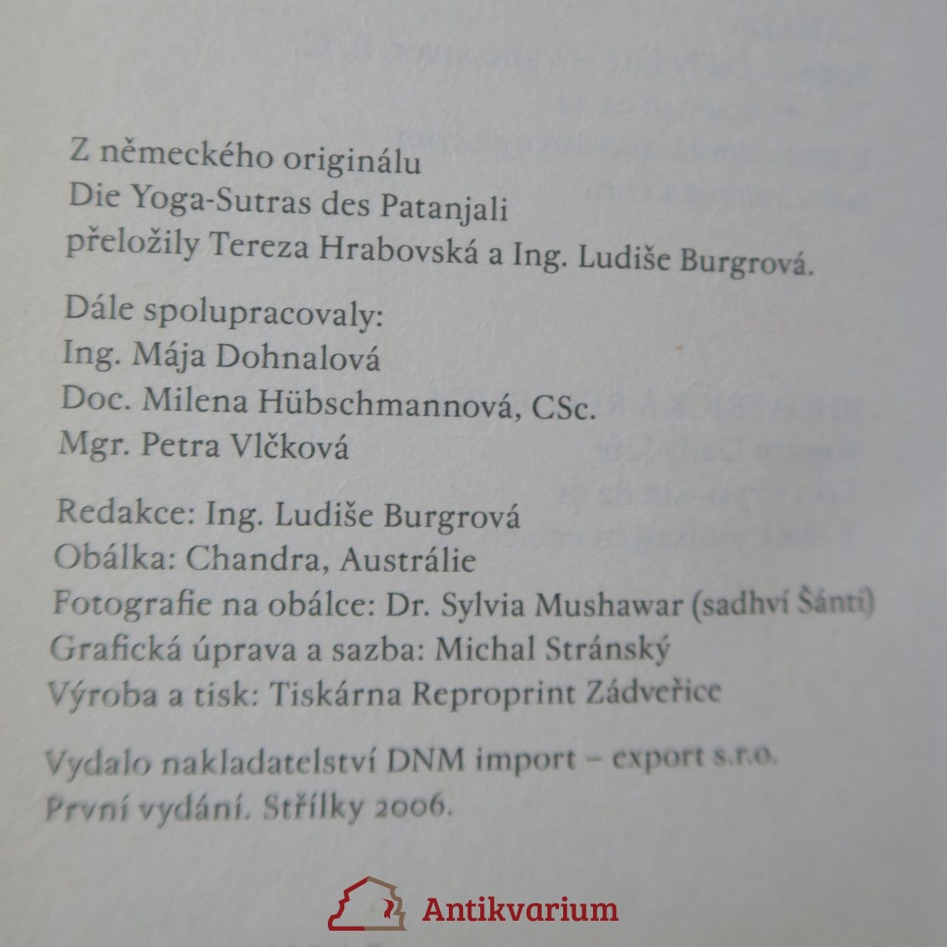 Patanjali Pataňdžaliho Jógasútry. První díl: Samádhi-páda