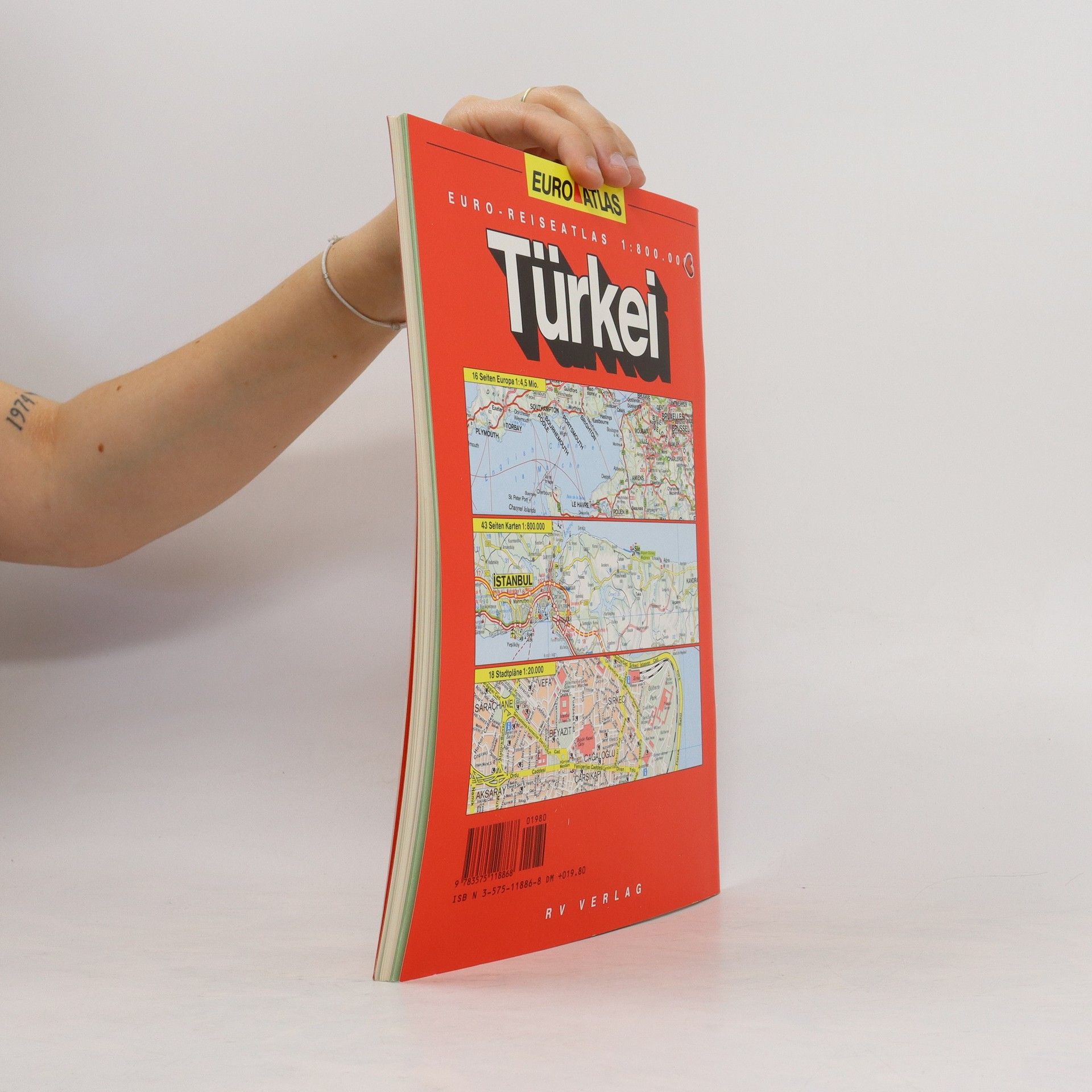 Autorenkollektiv Türkei. Euro-Reiseatlas. 1:800 000