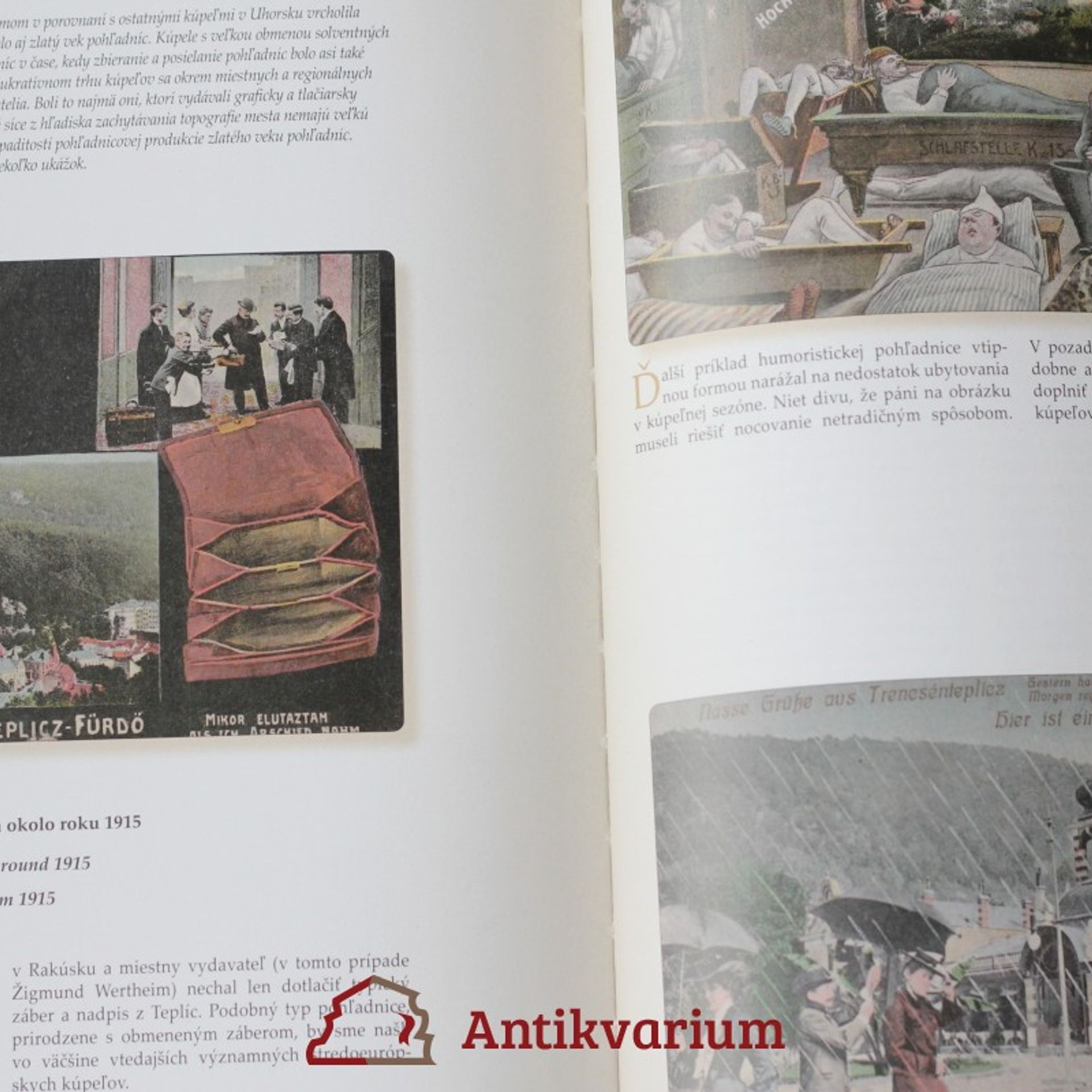 Ján Hanušin Trenčianske Teplice : na starých pohľadniciach