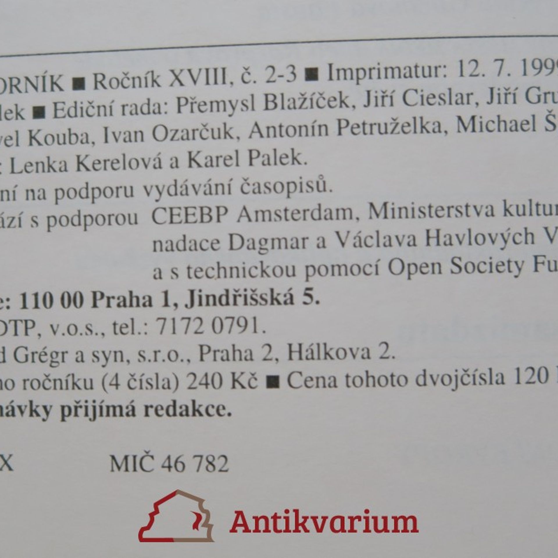 Kolektiv autorů Kritický sborník (literatura-jazyk-filosofie): ročník XVII, č. 2-3